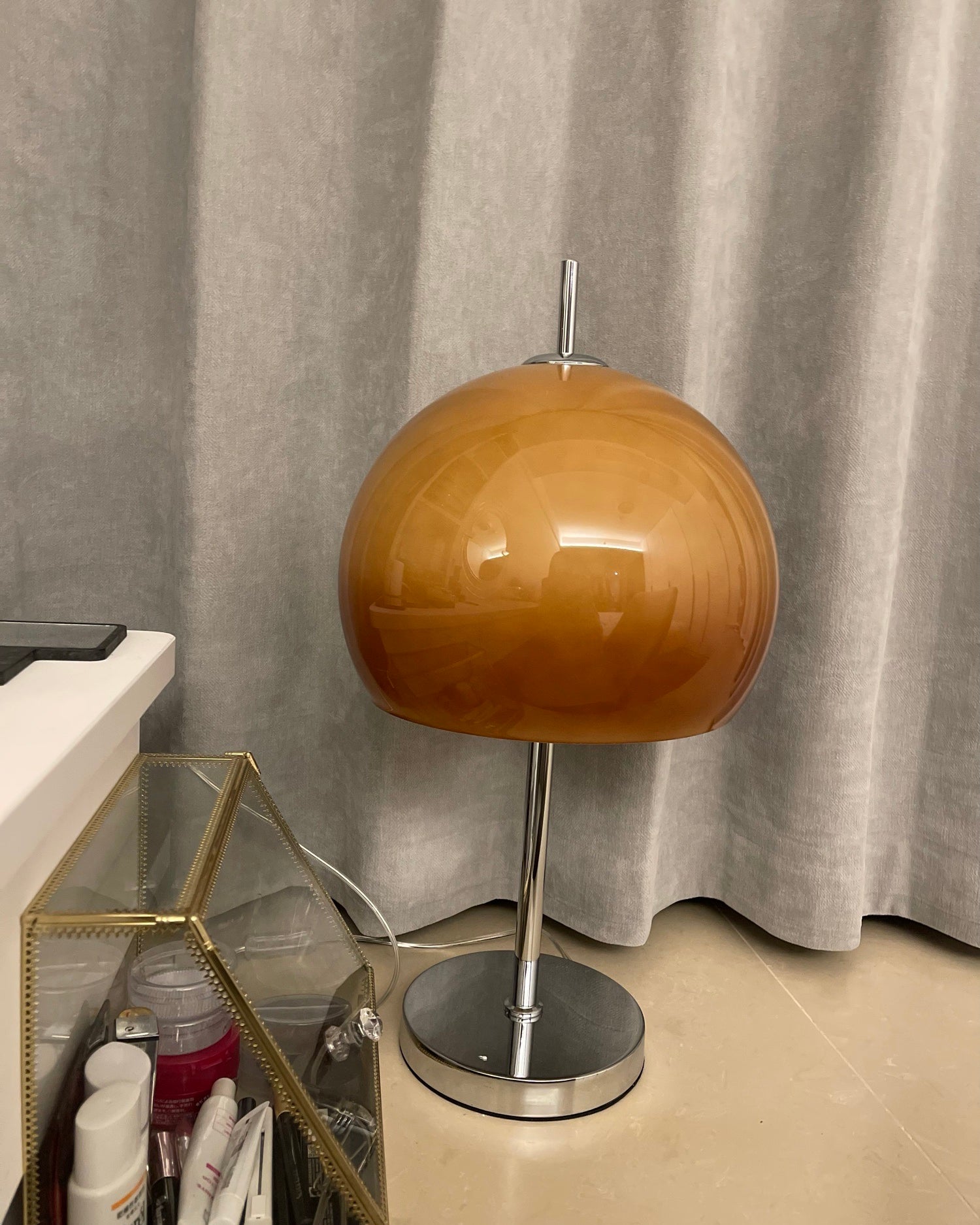 Mushroom Brown Table Lamp - Lumpaz