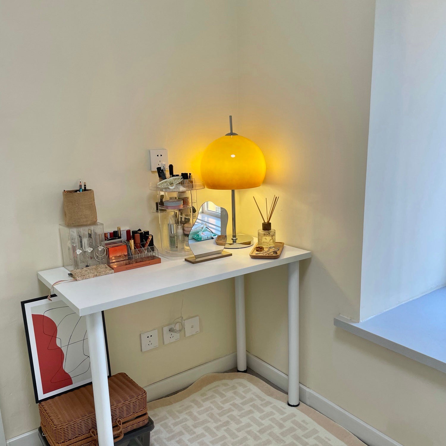 Mushroom Brown Table Lamp - Lumpaz