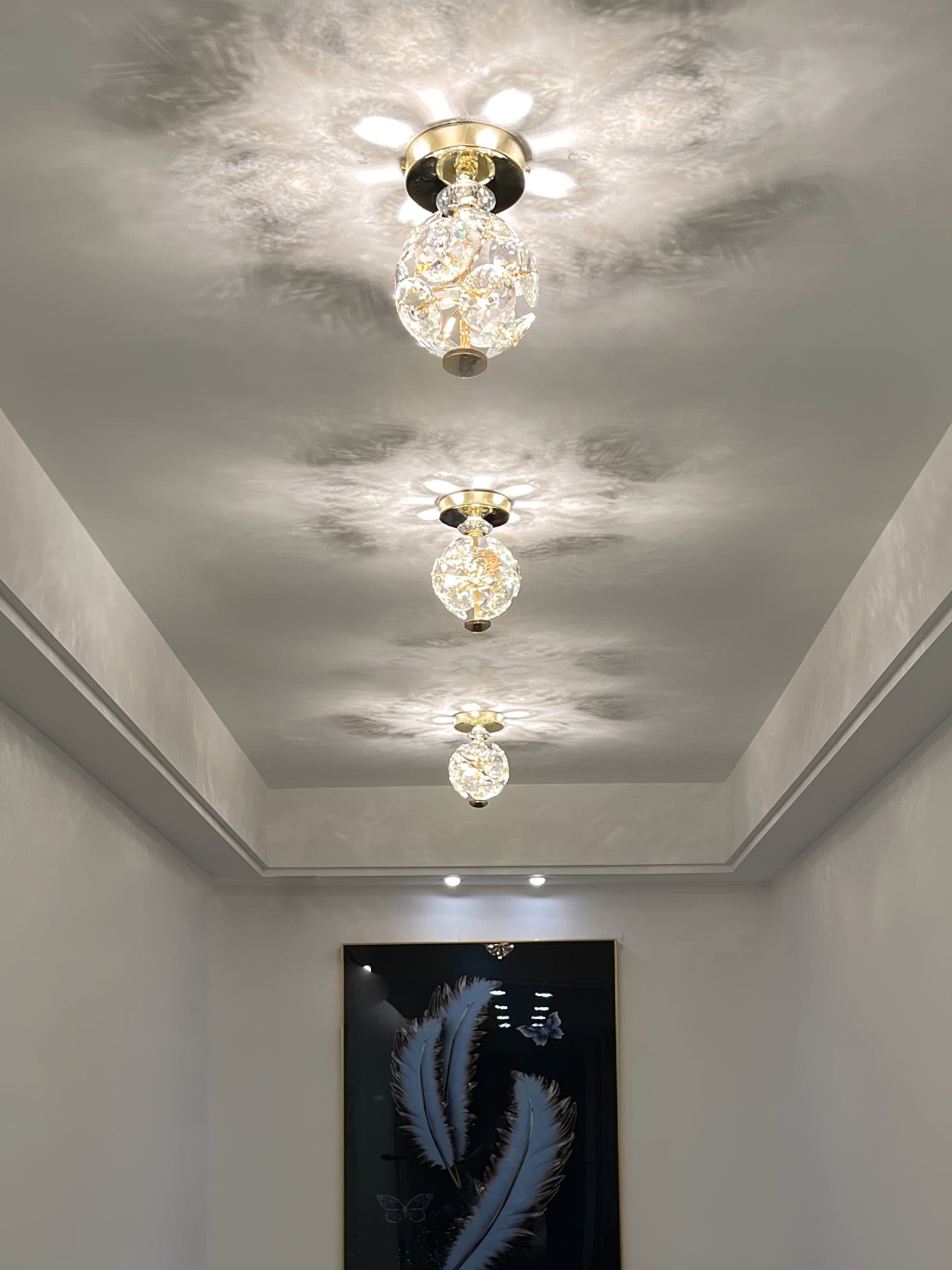 Crystal Ball Ceiling Lamp - Lumpaz
