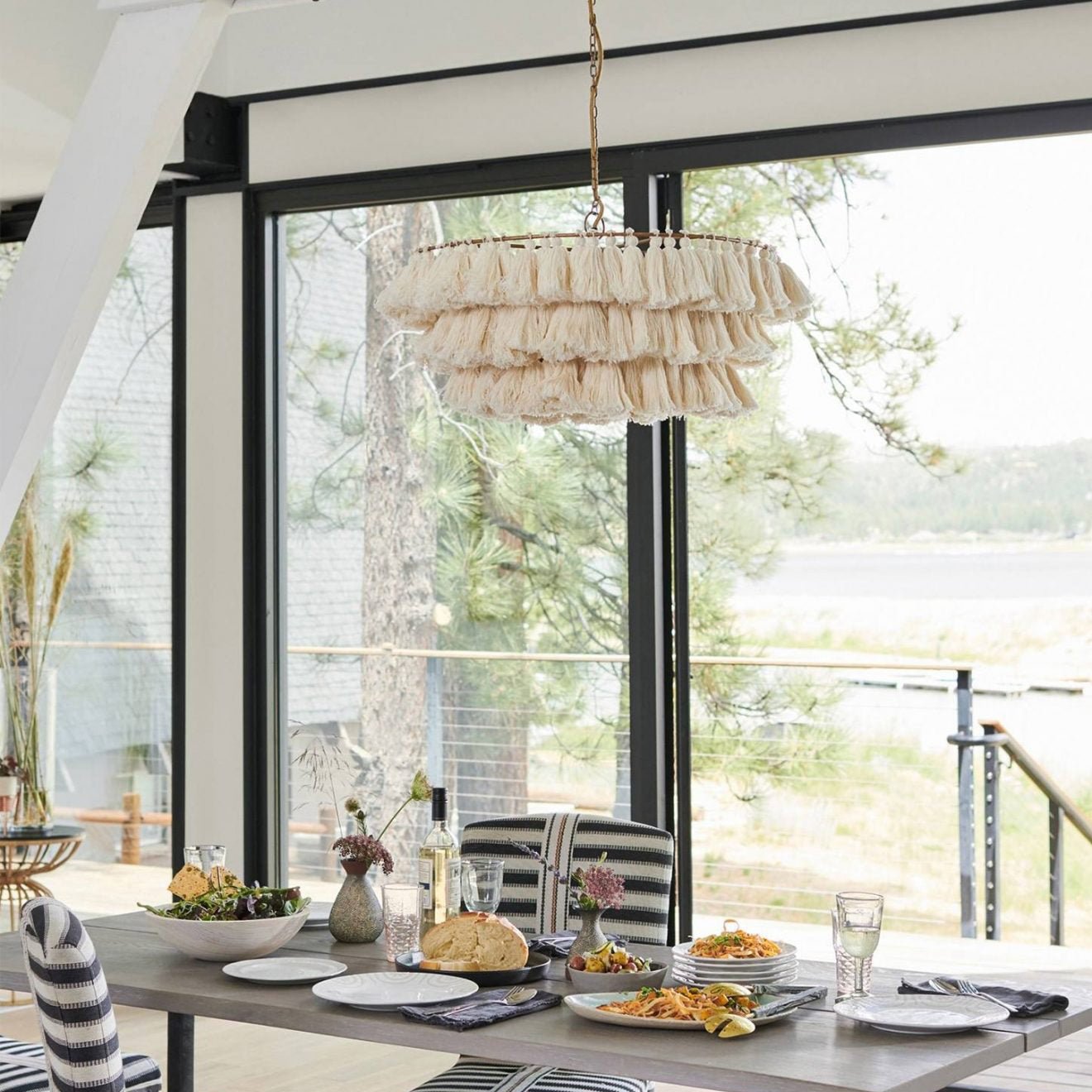 Multicolor Tassel Chandeliers - Lumpaz