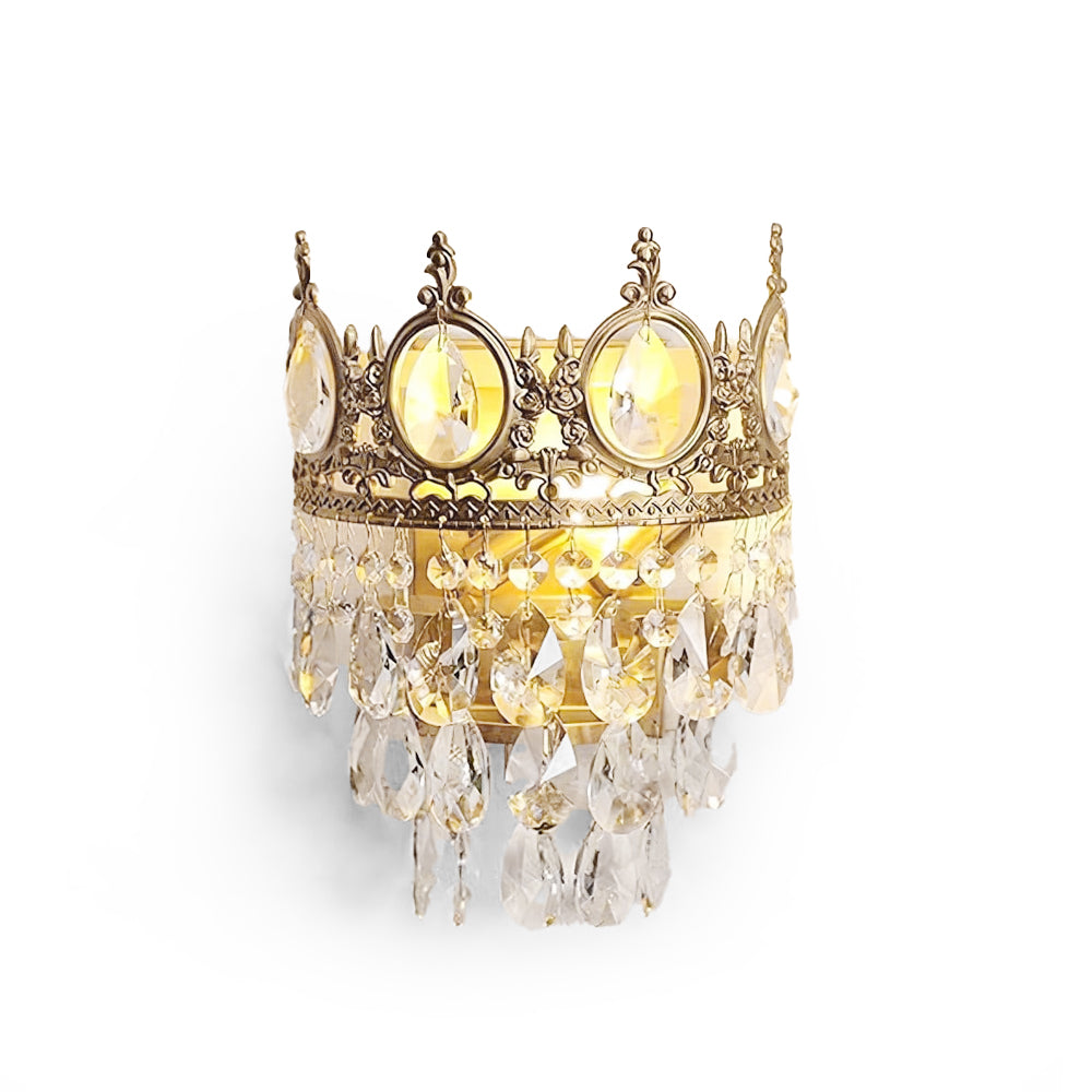 Vintage Crystal Wall Lamp - Lumpaz