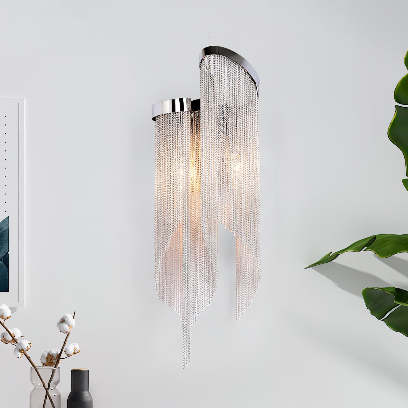 Chain Tassel Wall Lamp - Lumpaz