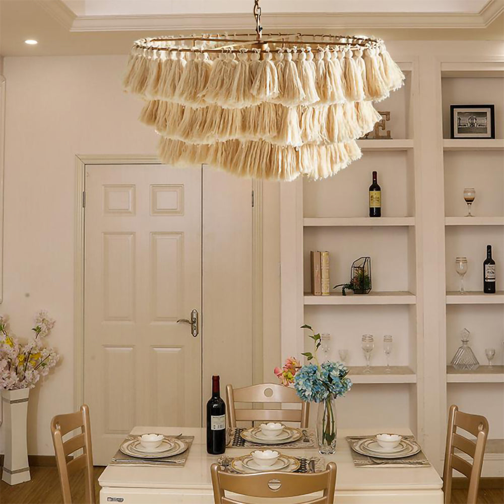Multicolor Tassel Chandeliers - Lumpaz