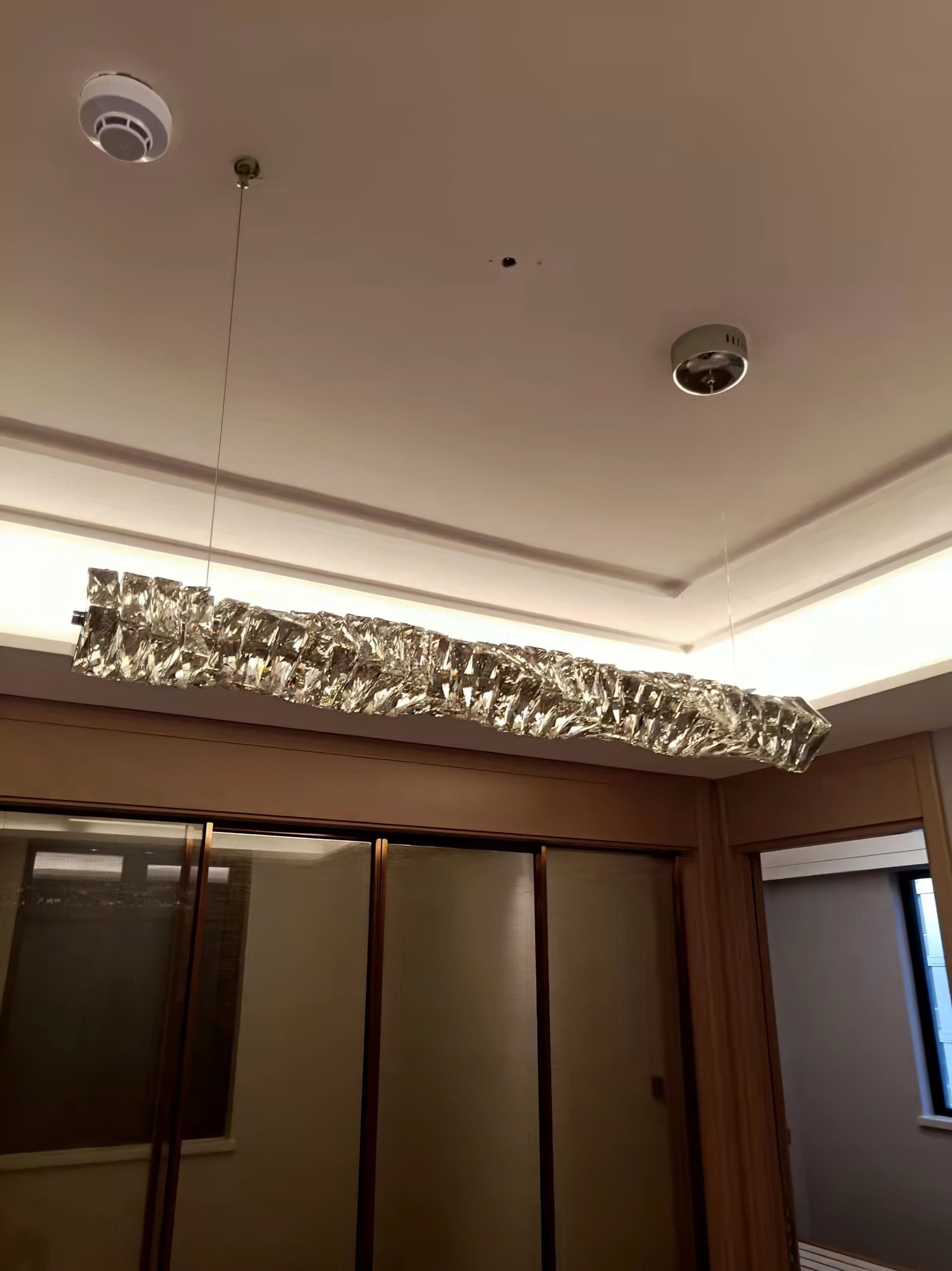 Long Crystal Pendant Lamp - Lumpaz