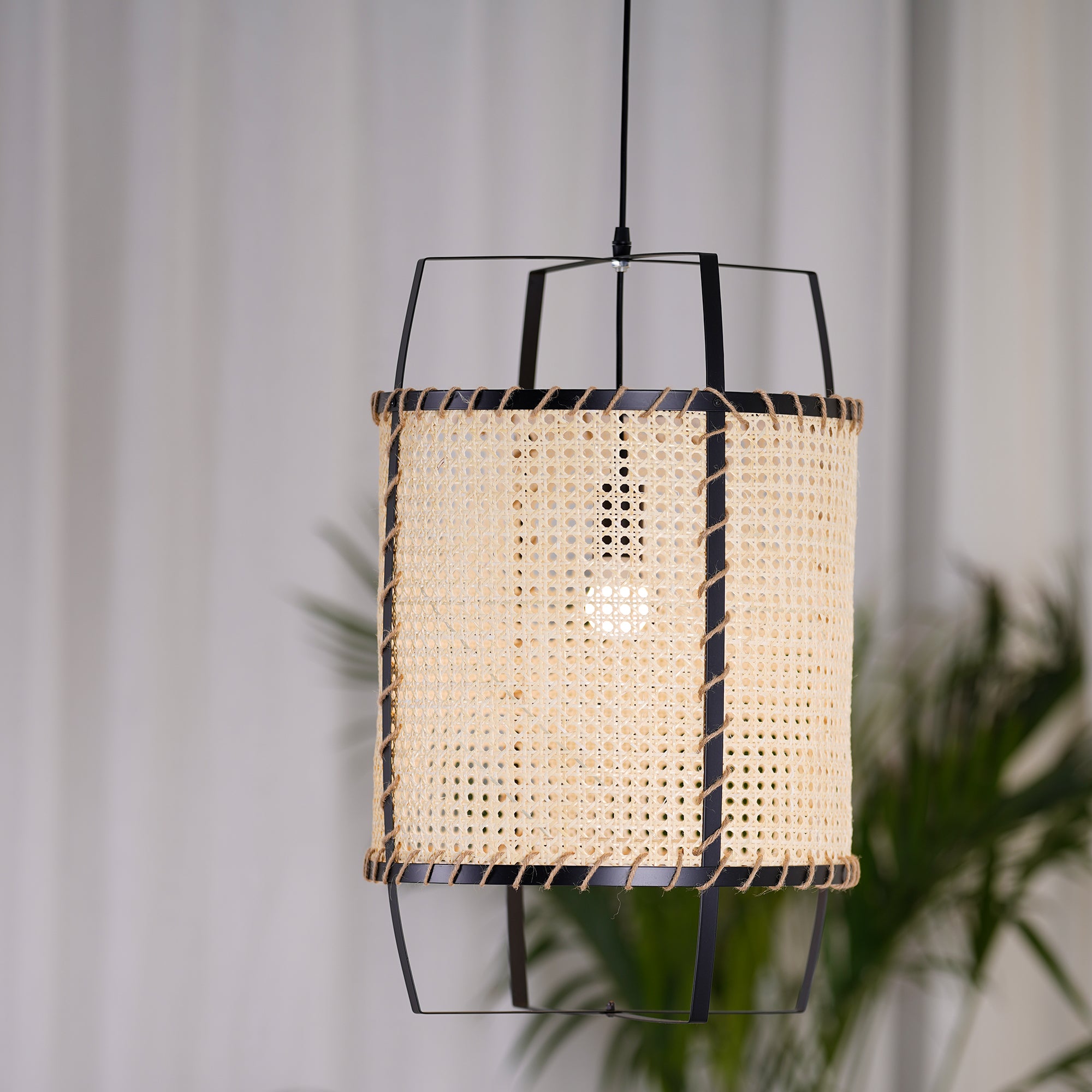 Rattan Cane Pendant Lamp - Lumpaz