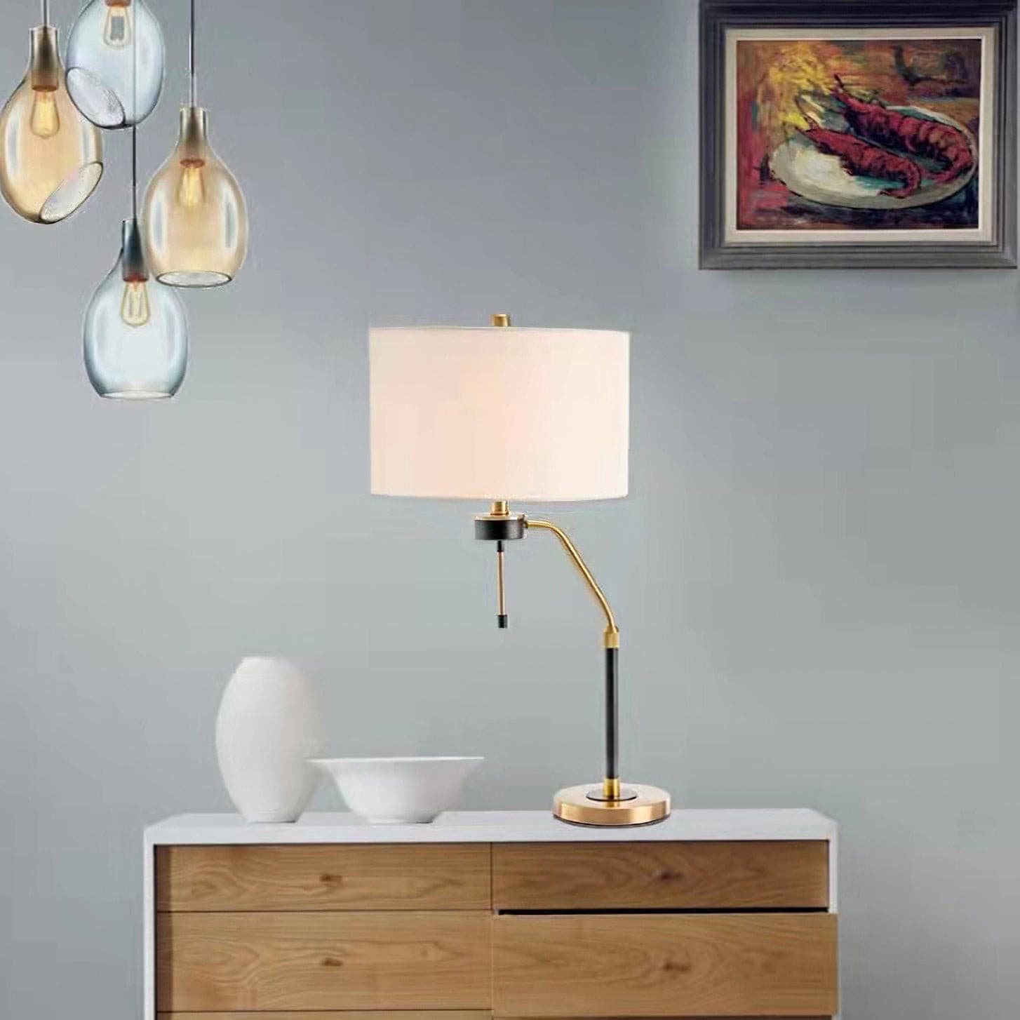 Drum Cloth Table Lamp - Lumpaz