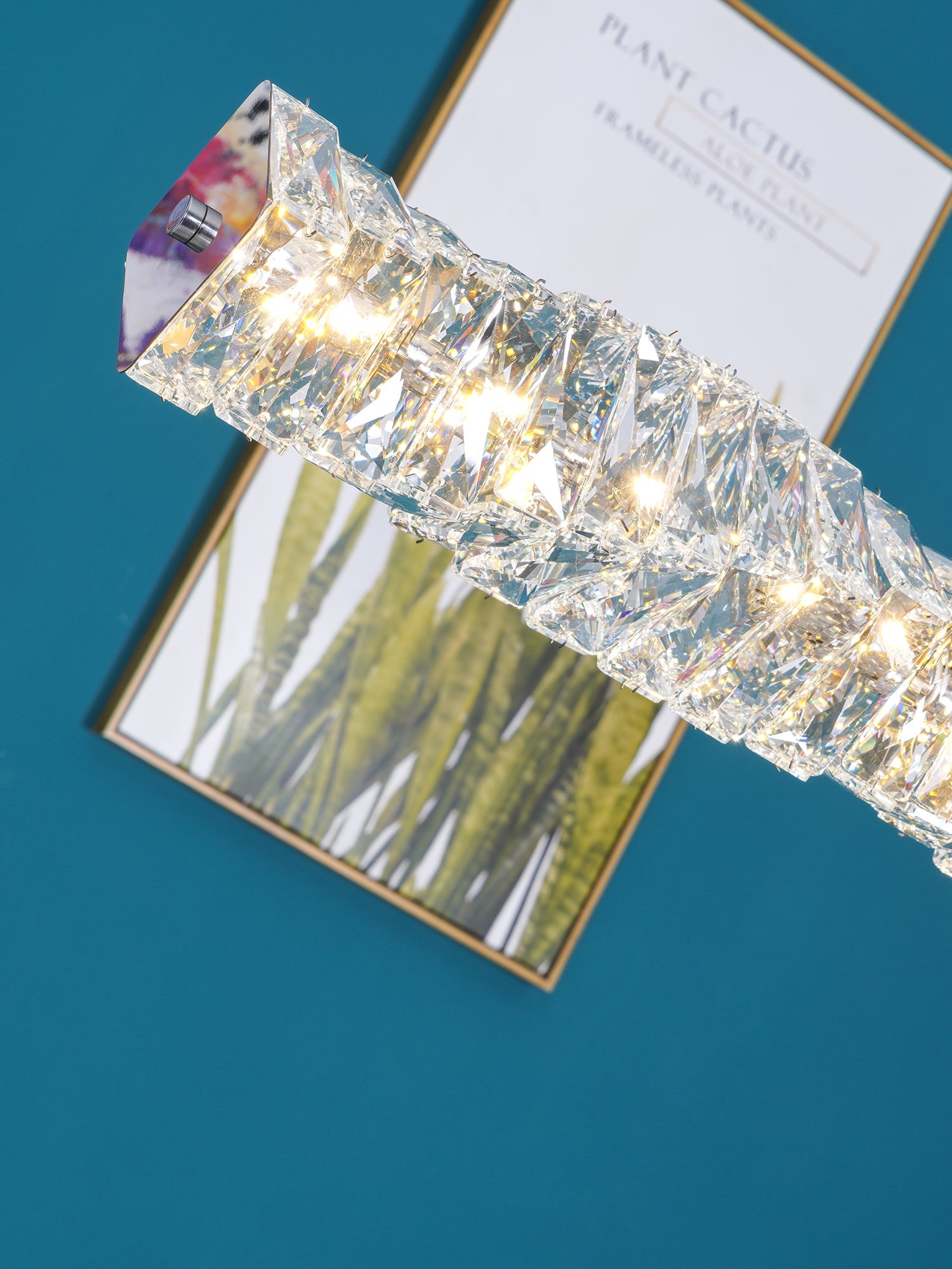 Long Crystal Pendant Lamp - Lumpaz