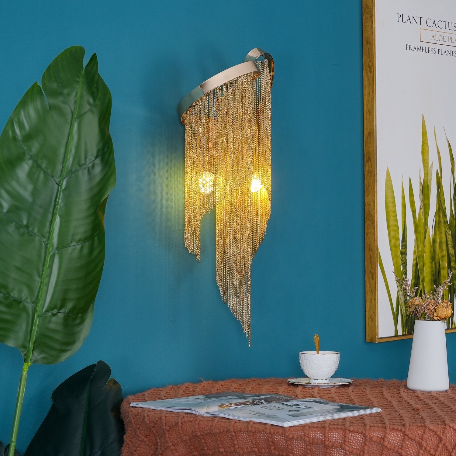 Chain Tassel Wall Lamp - Lumpaz