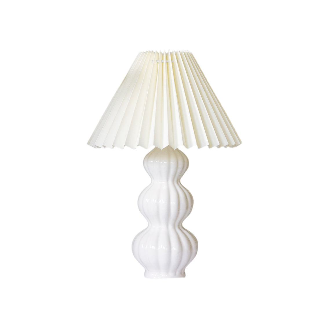 Luna Pleated Table Lamp - Lumpaz