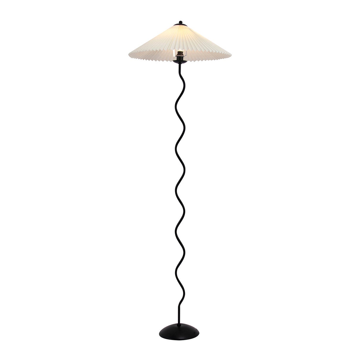 Wiggly Pleated Floor Lamp - Lumpaz