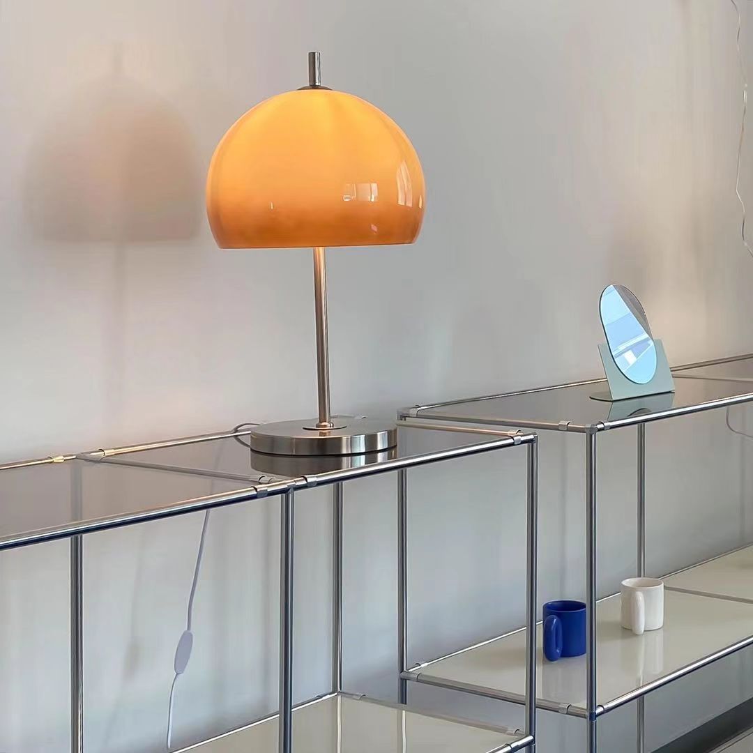 Mushroom Brown Table Lamp - Lumpaz