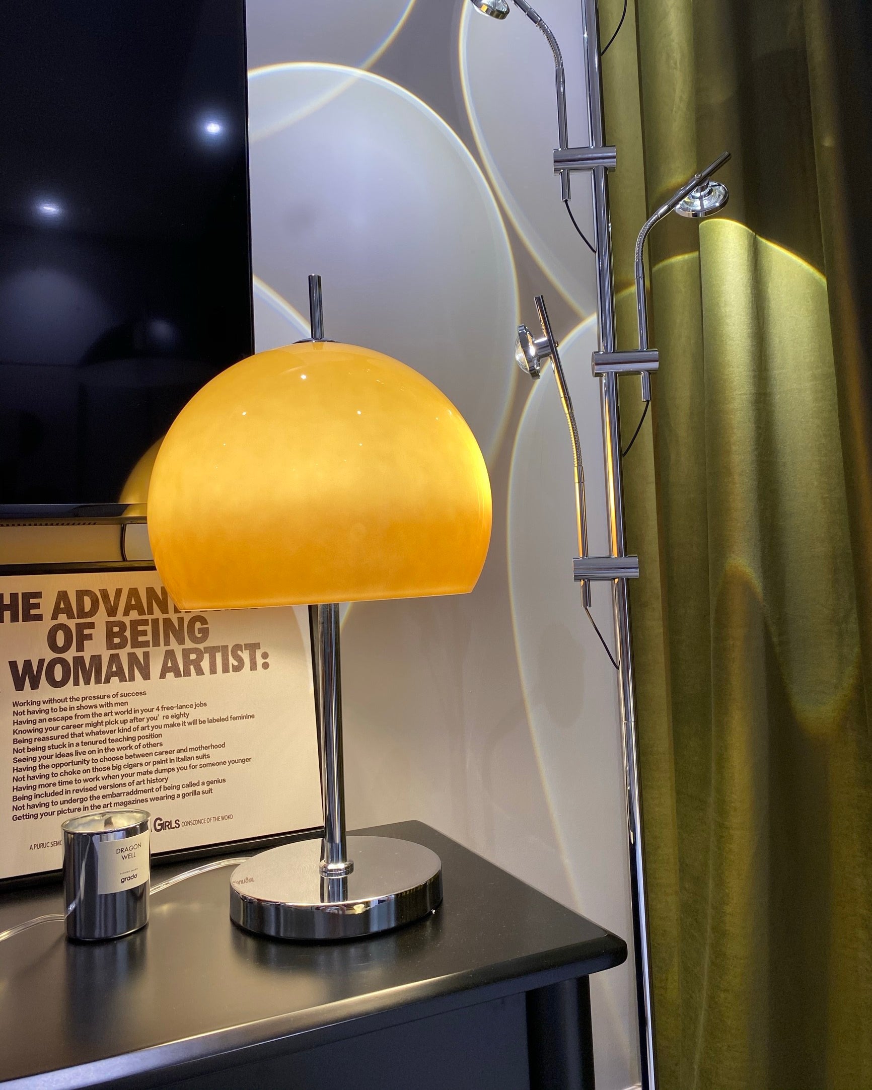 Mushroom Brown Table Lamp - Lumpaz