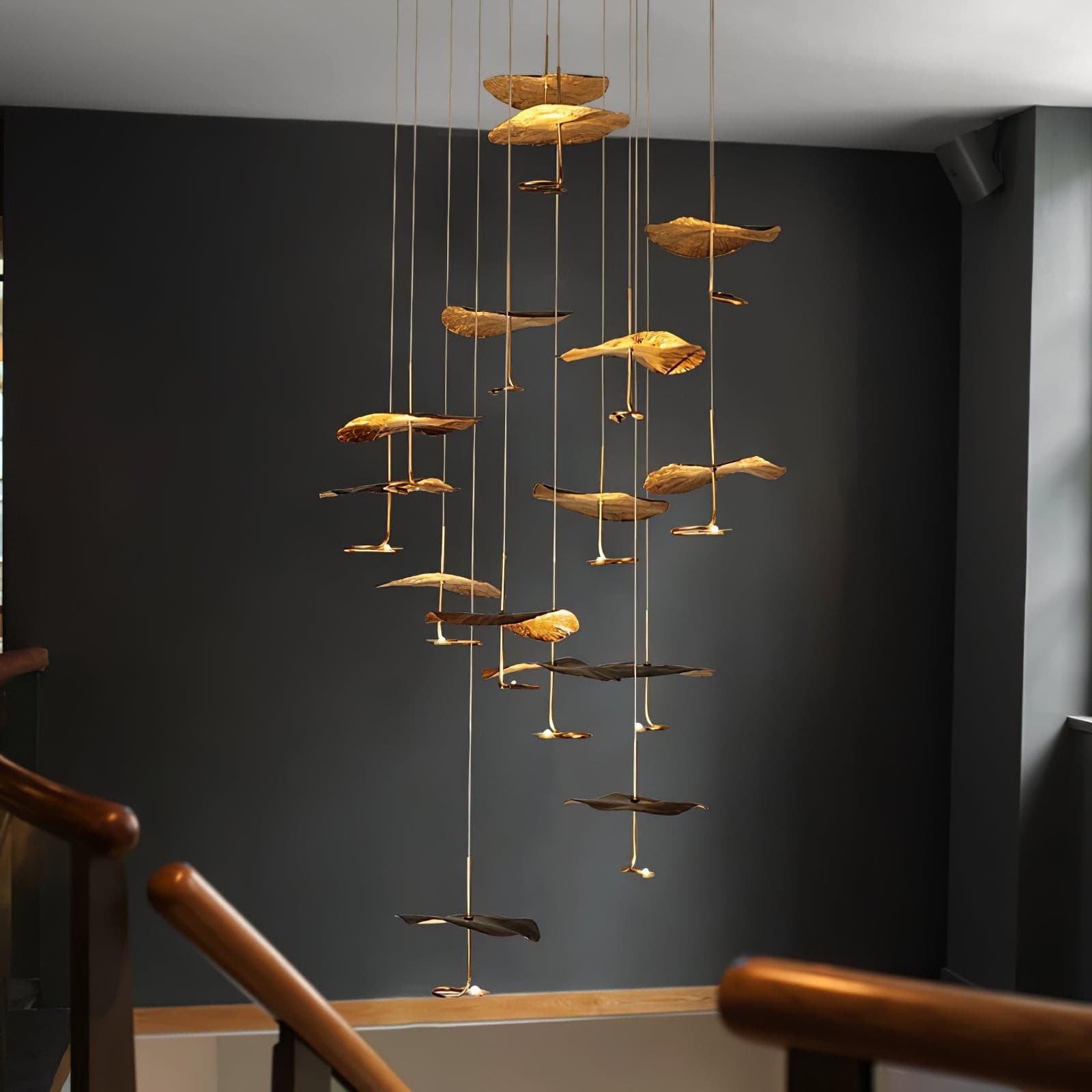 Lotus Leaf Chandelier - Lumpaz