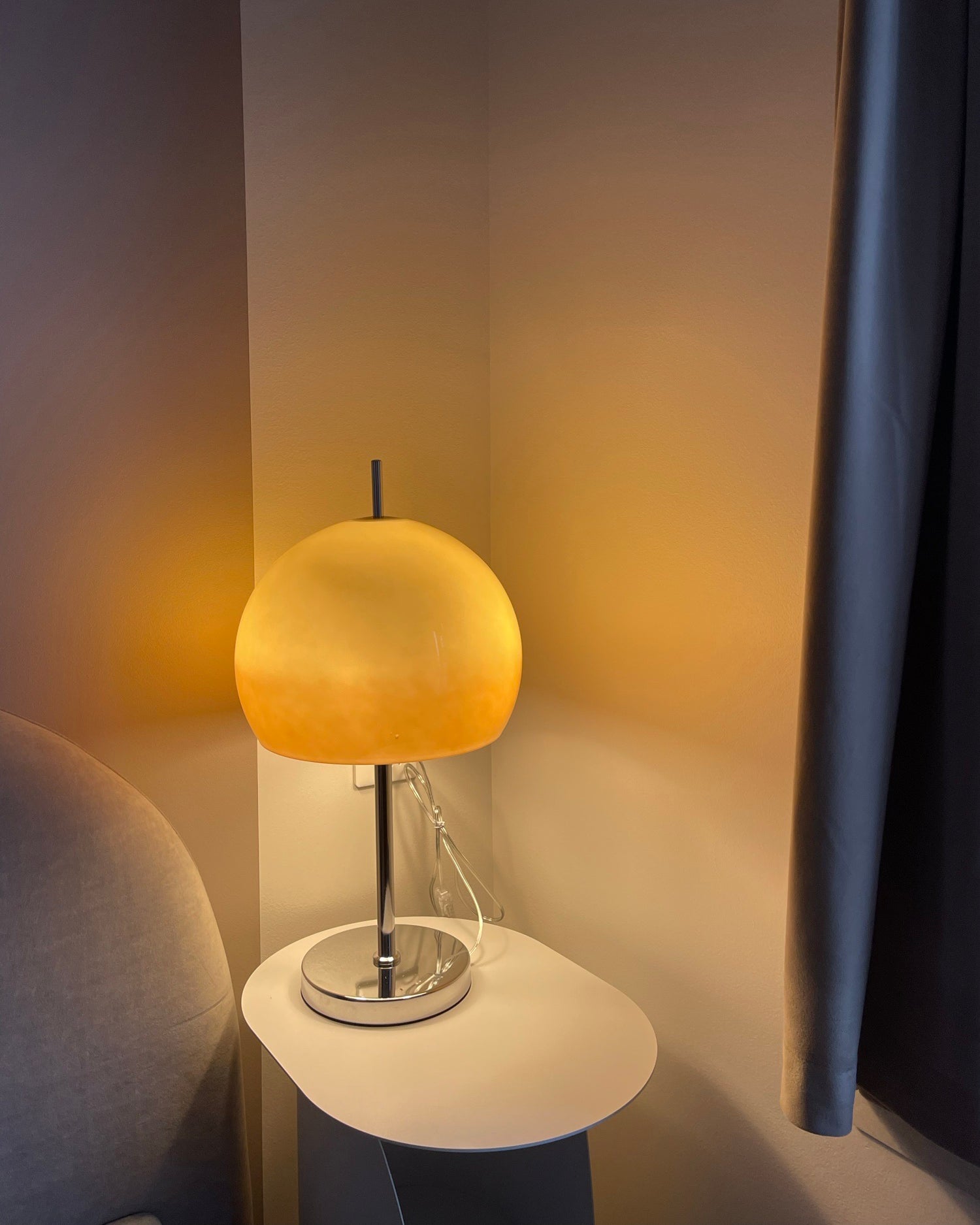 Mushroom Brown Table Lamp - Lumpaz