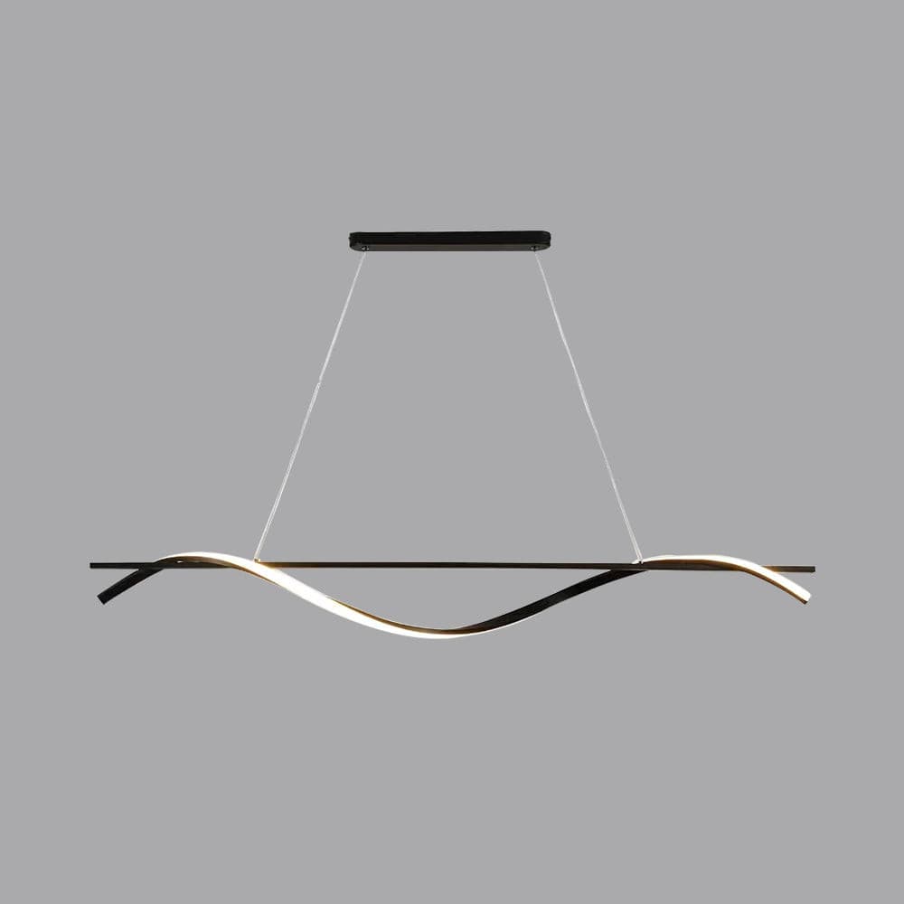 Black Wave Chandelier - Lumpaz