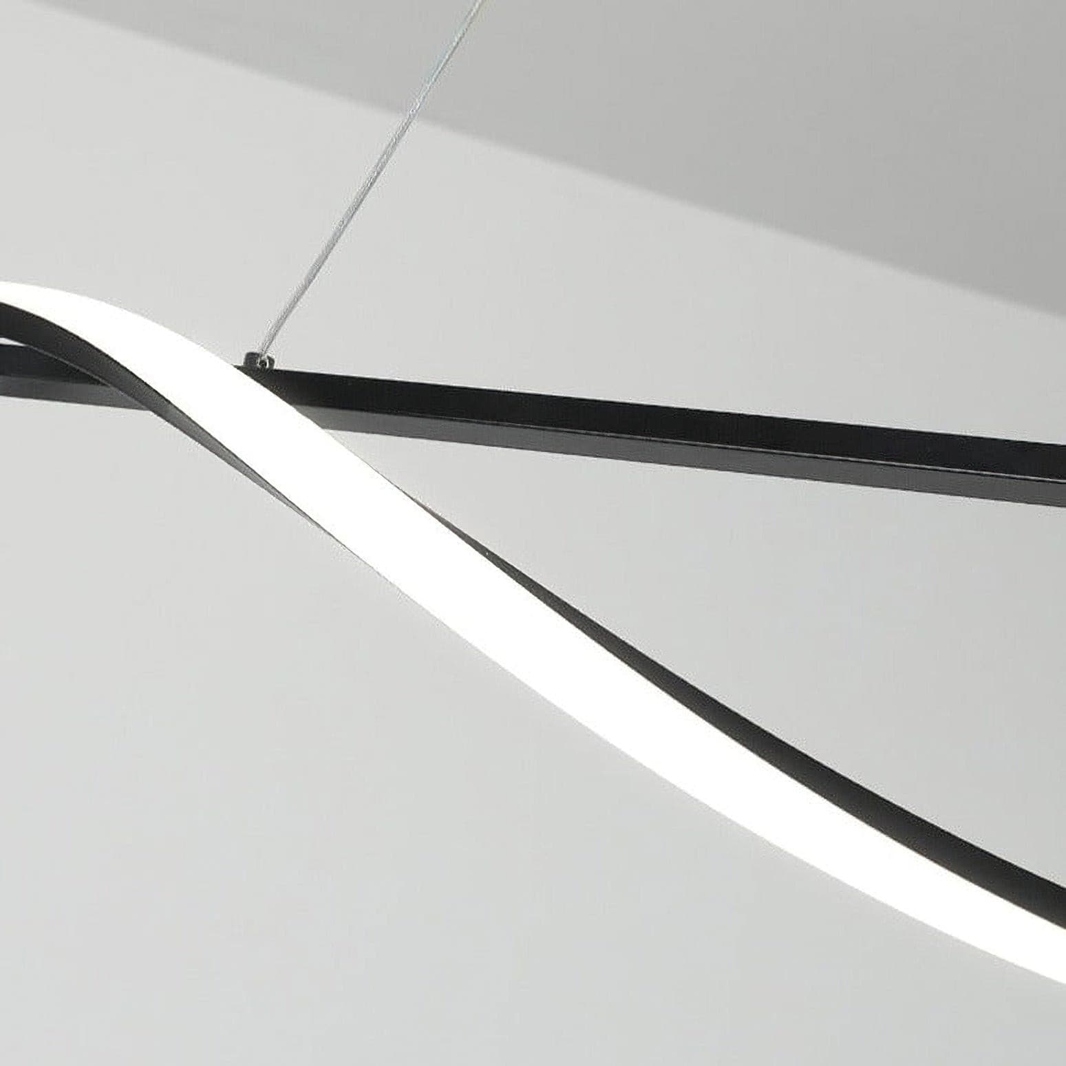 Black Wave Chandelier - Lumpaz