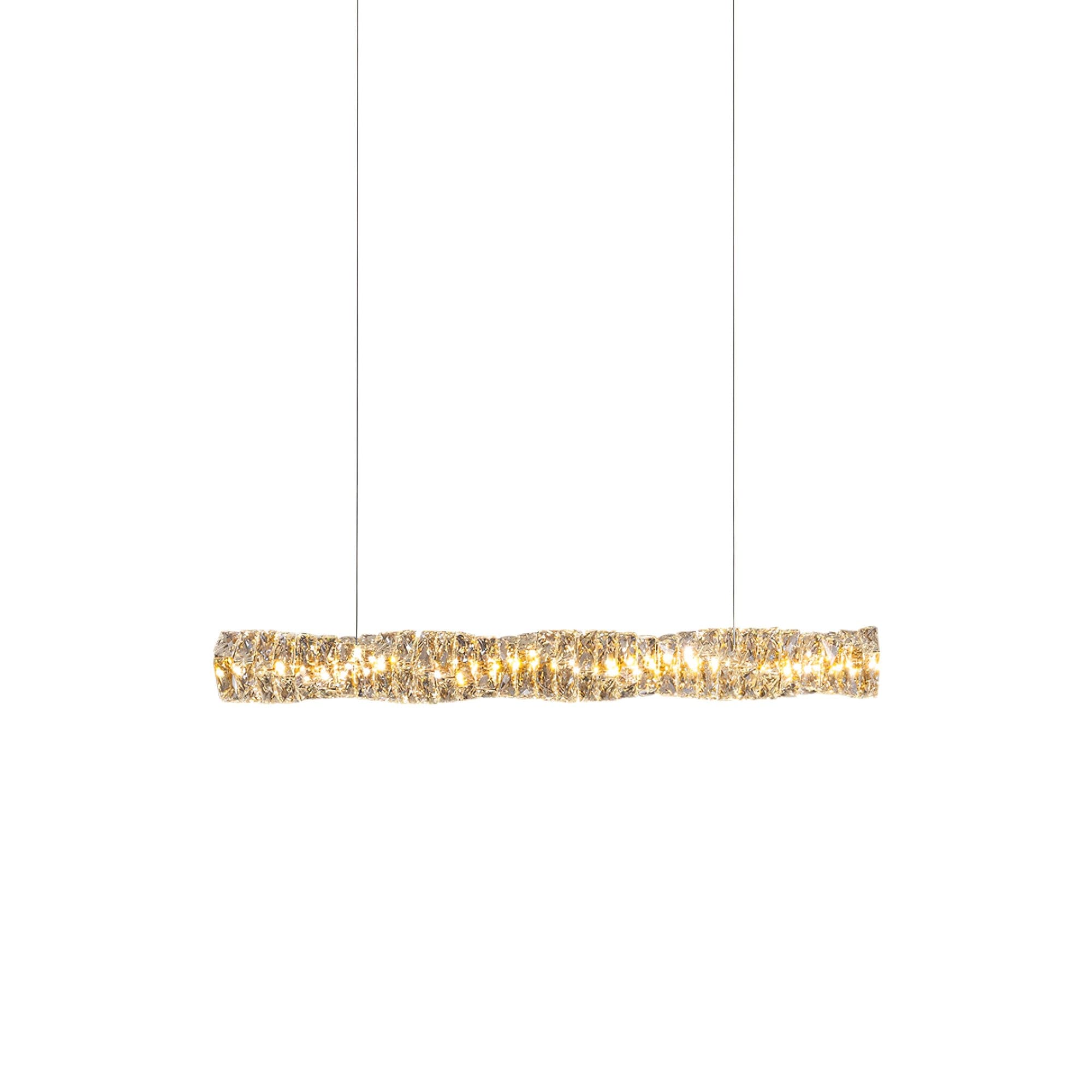 Long Crystal Pendant Lamp - Lumpaz