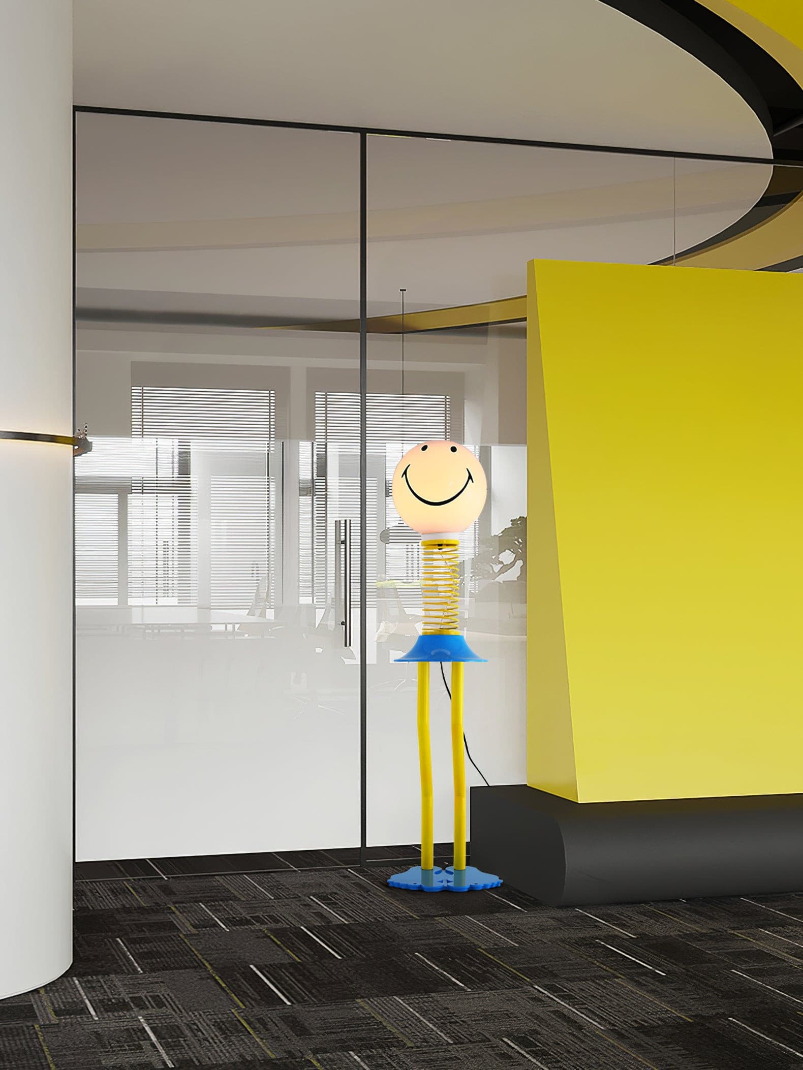 Spiral Spring Floor Lamp - Lumpaz