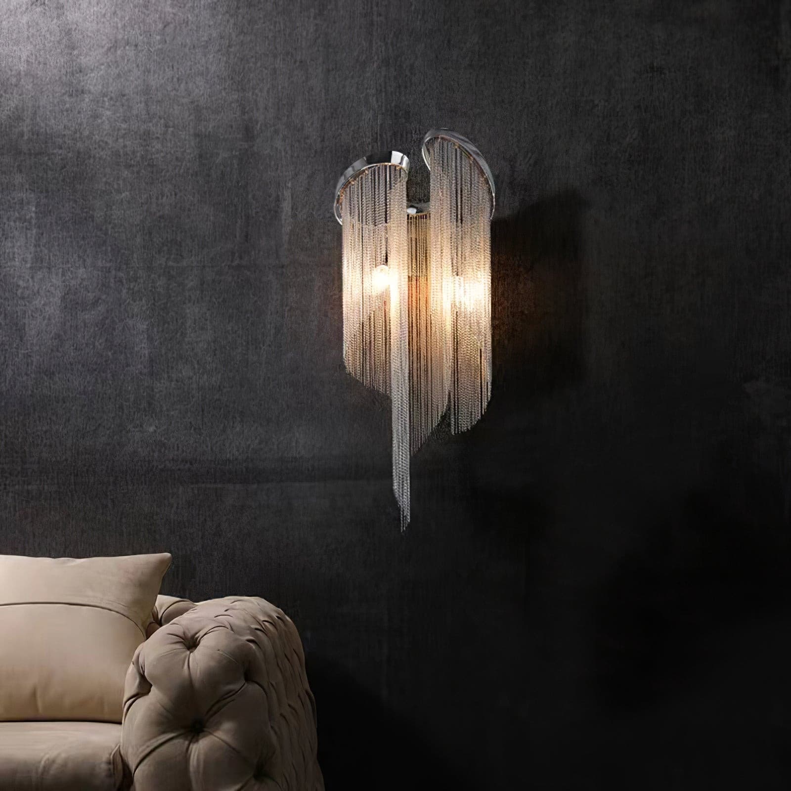 Chain Tassel Wall Lamp - Lumpaz