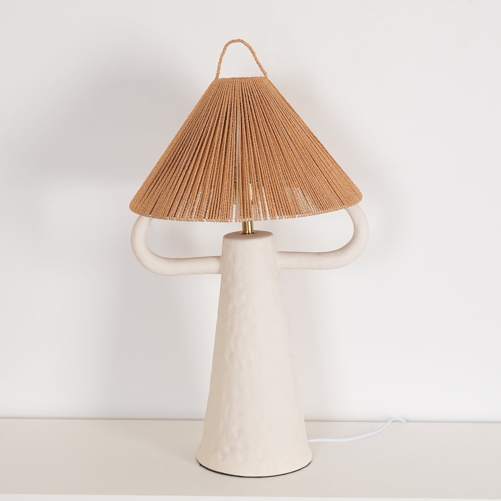 Horns Ceramic Table Lamp - Lumpaz