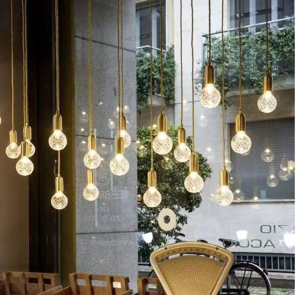 Crystal Bulb Pendant Light - Lumpaz