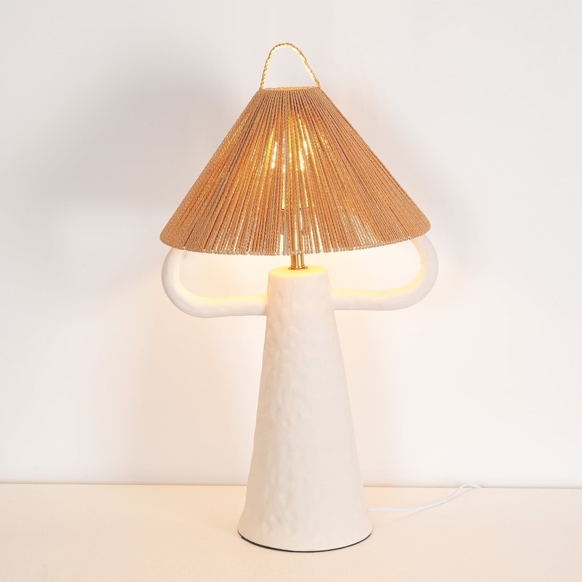 Horns Ceramic Table Lamp - Lumpaz