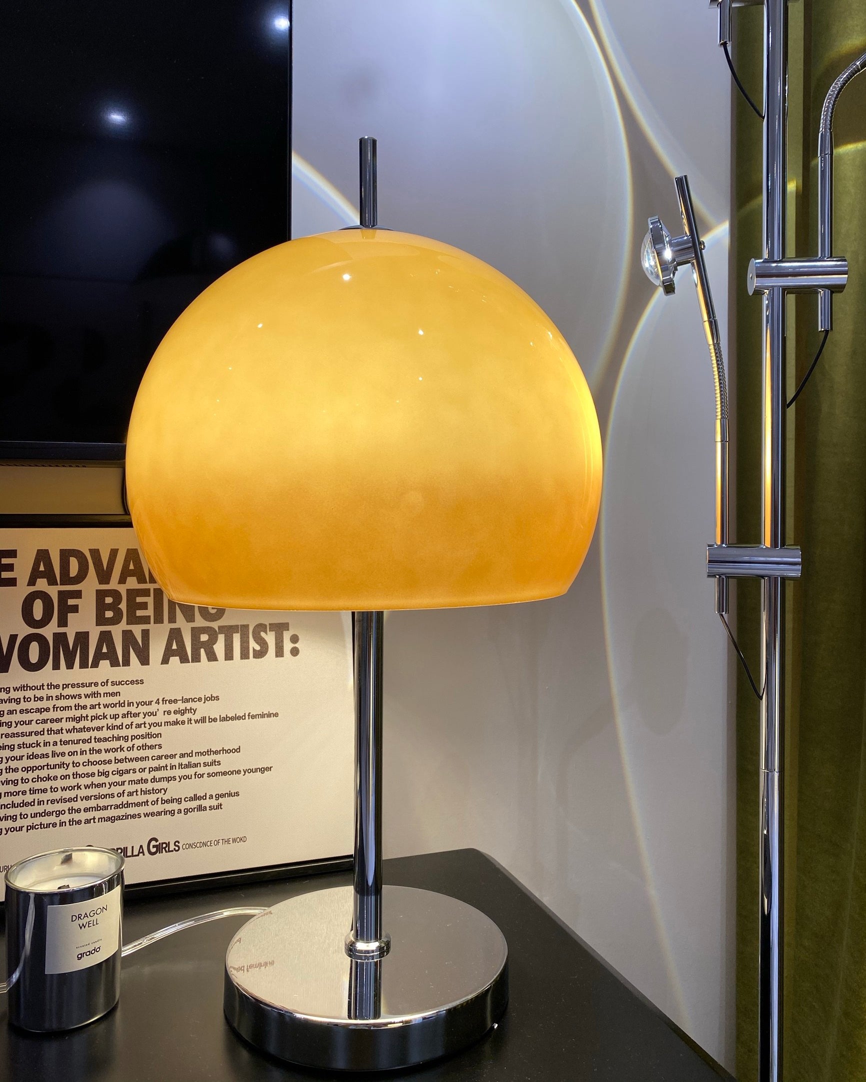 Mushroom Brown Table Lamp - Lumpaz