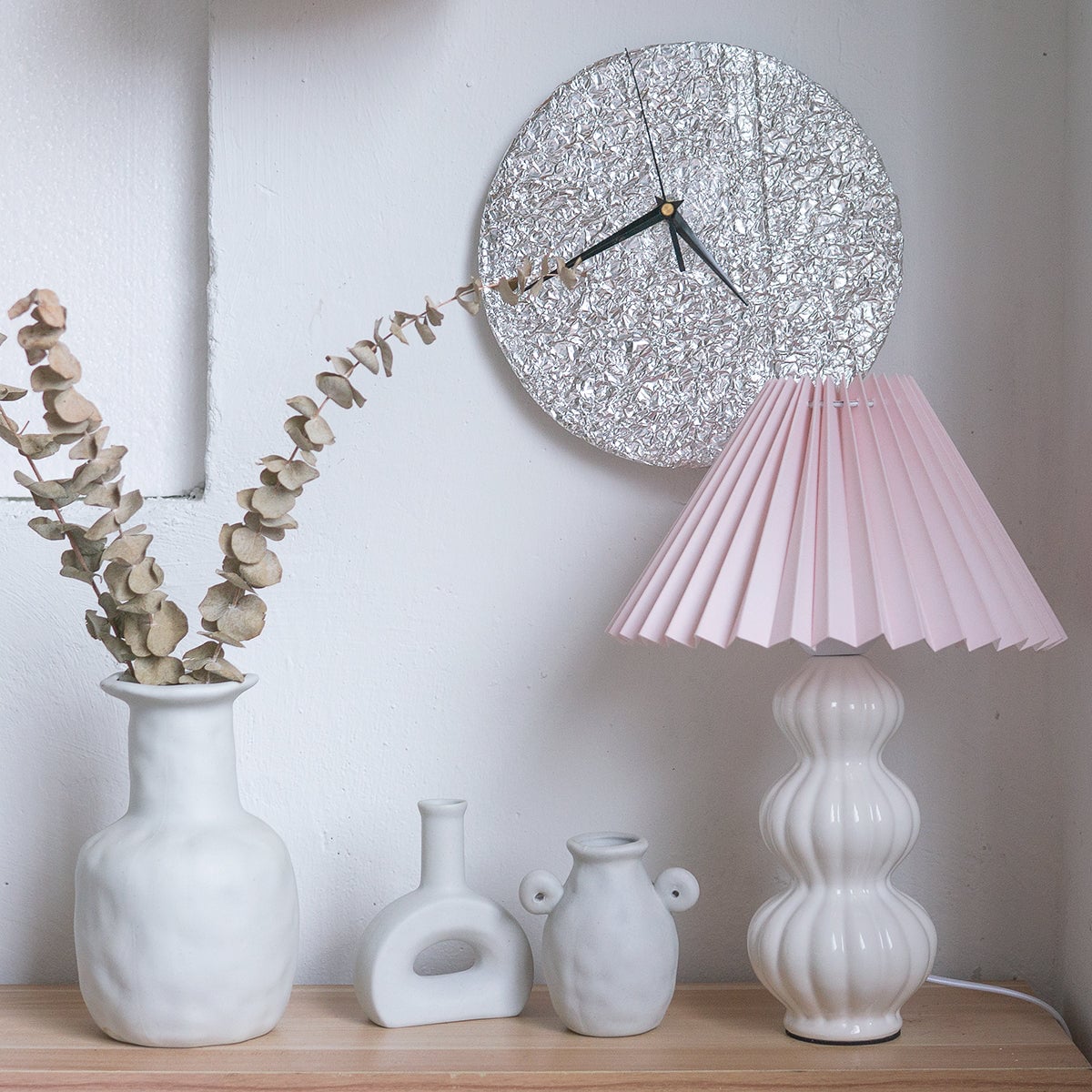 Luna Pleated Table Lamp - Lumpaz