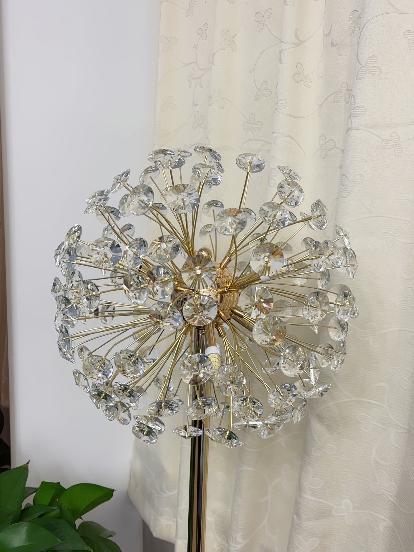 Crystal Dandelion Floor Lamp - Lumpaz