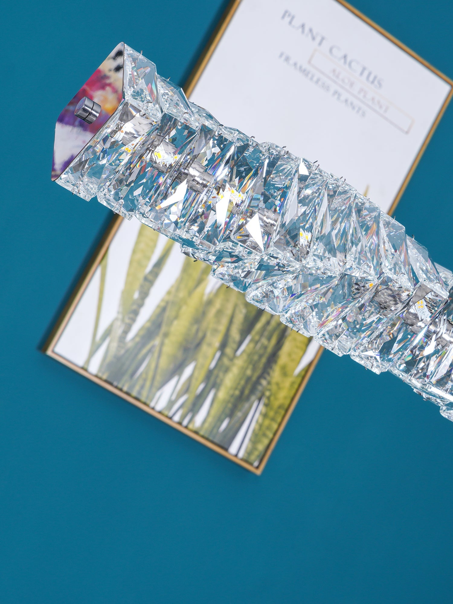 Long Crystal Pendant Lamp - Lumpaz