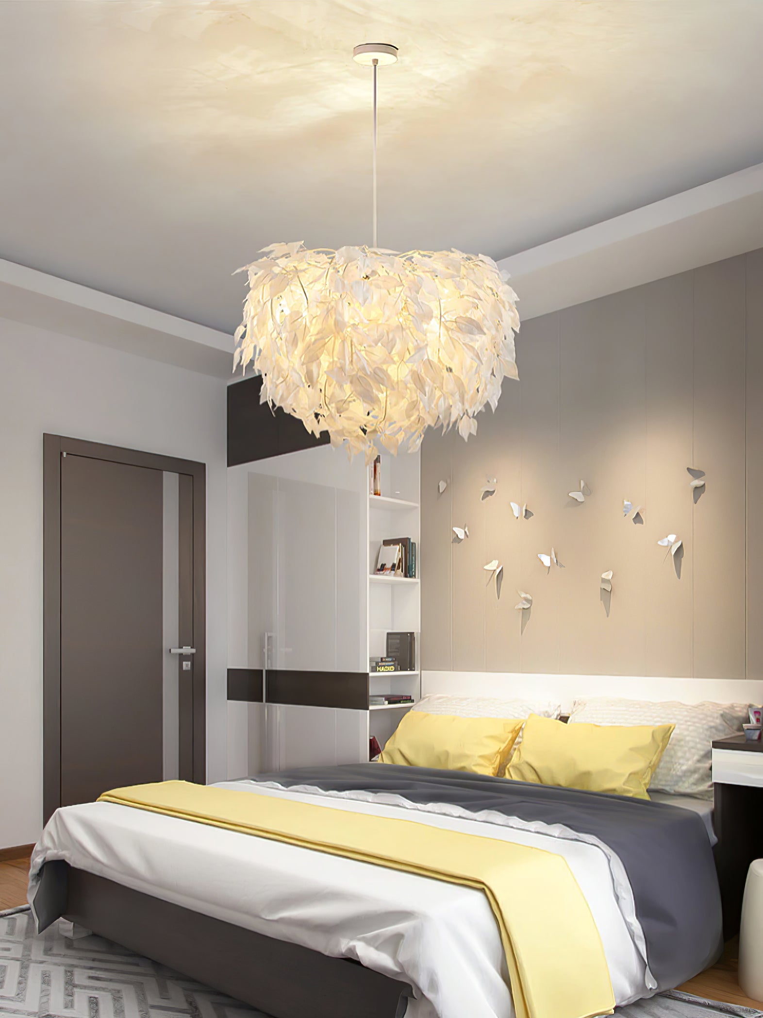 Plastic Leaves Pendant Lamp - Lumpaz