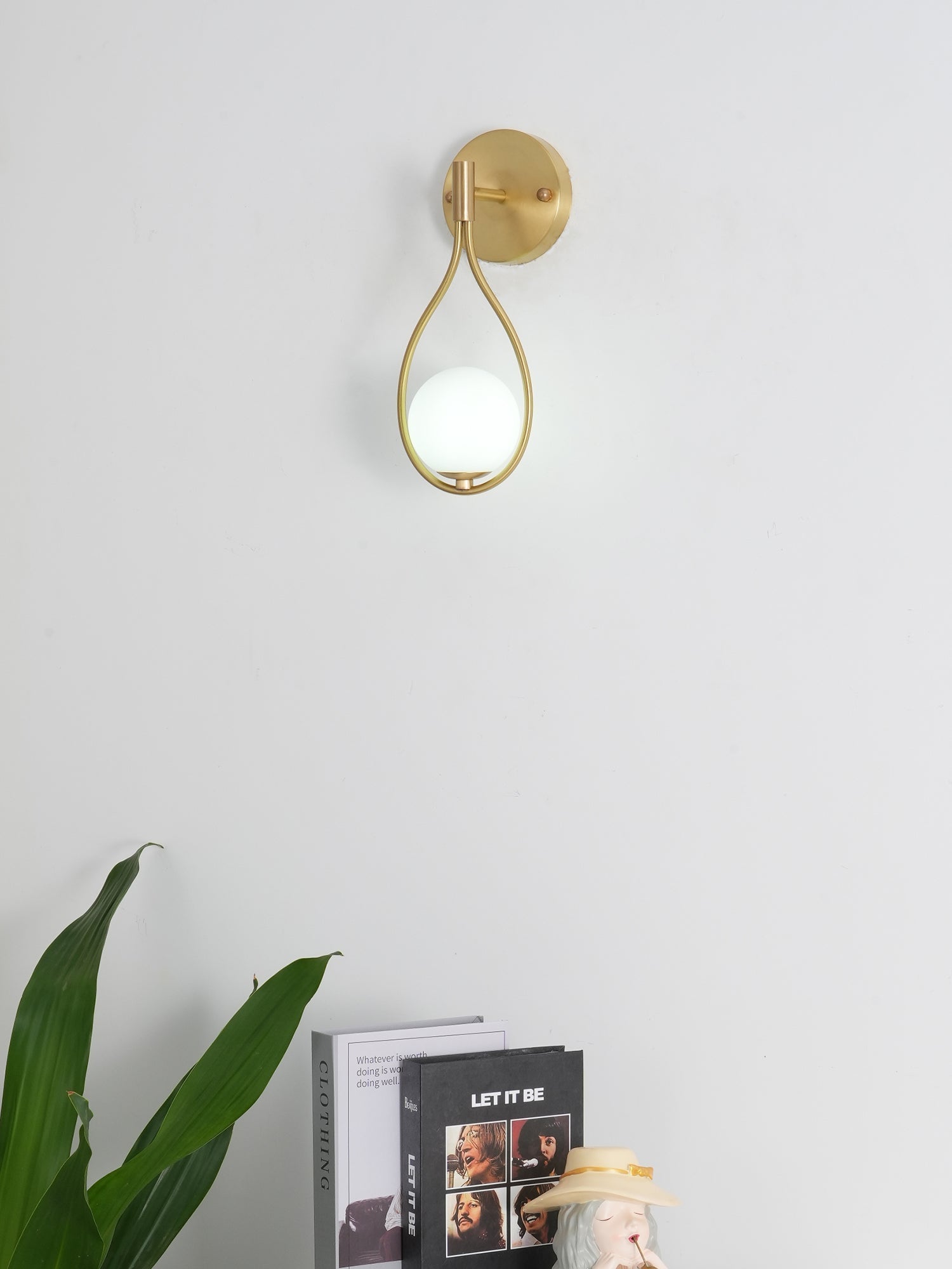 Brass Vanity Wall Lamp - Lumpaz