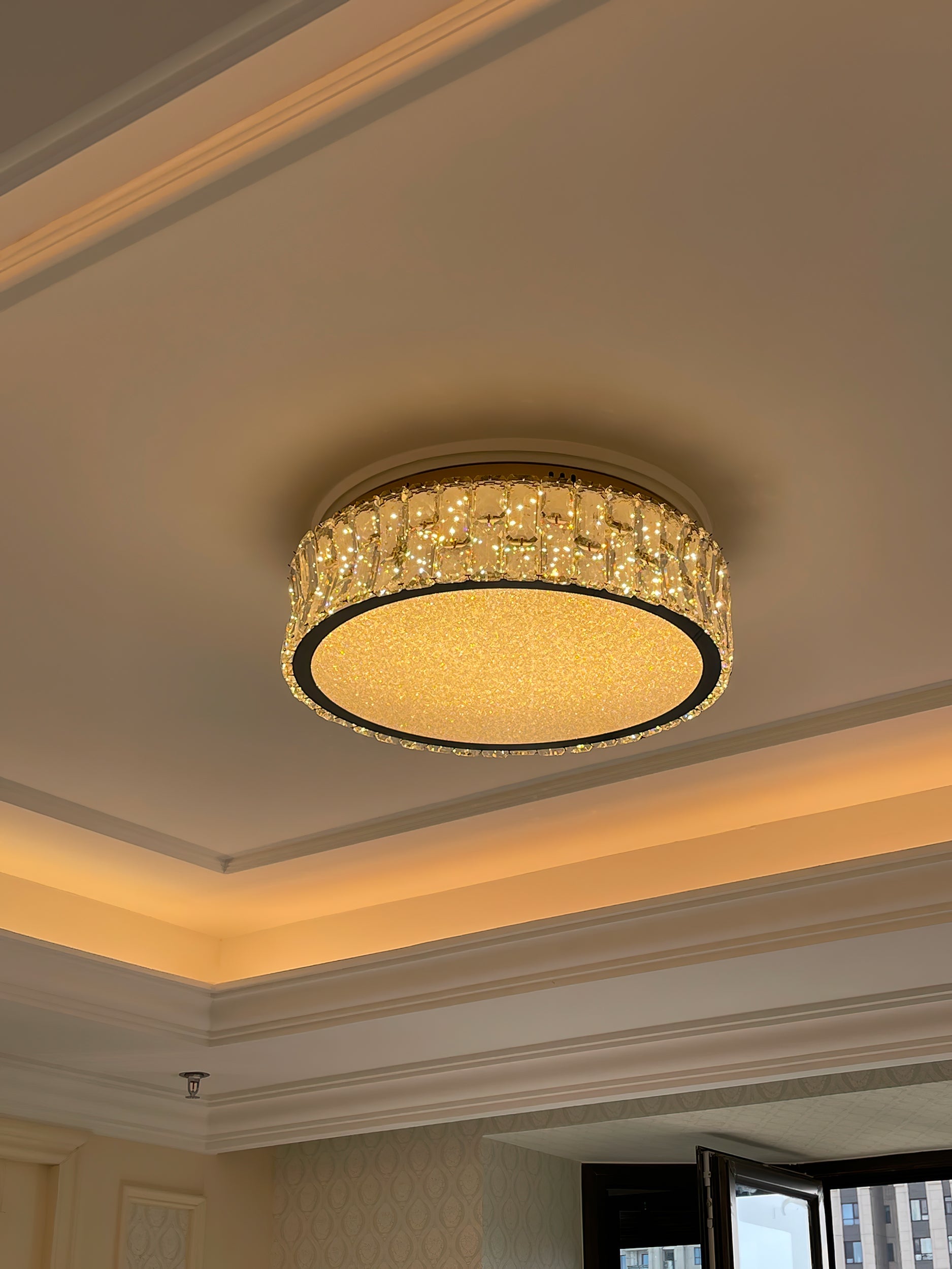Quicksand Crystal Ceiling Lamp - Lumpaz