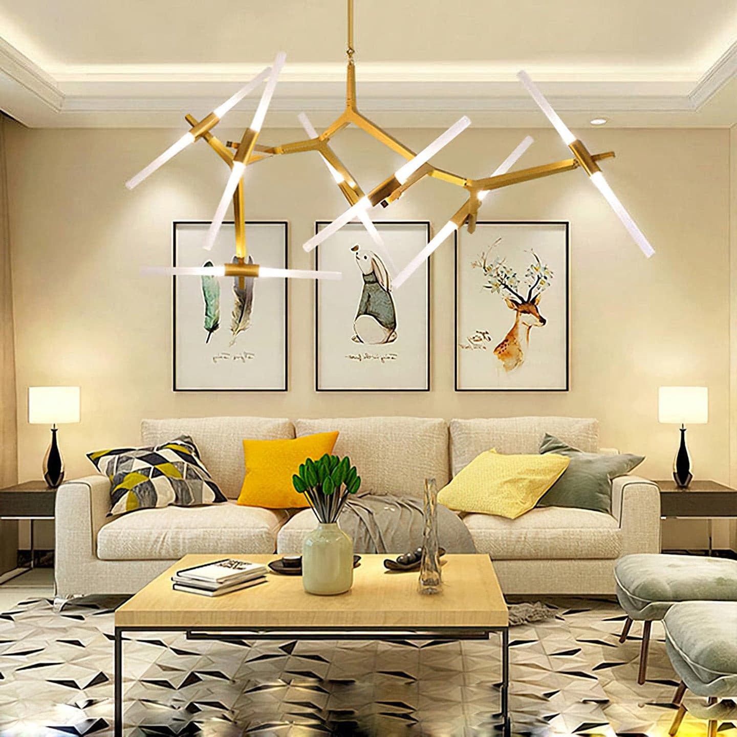 Tree Branch Chandelier - Lumpaz