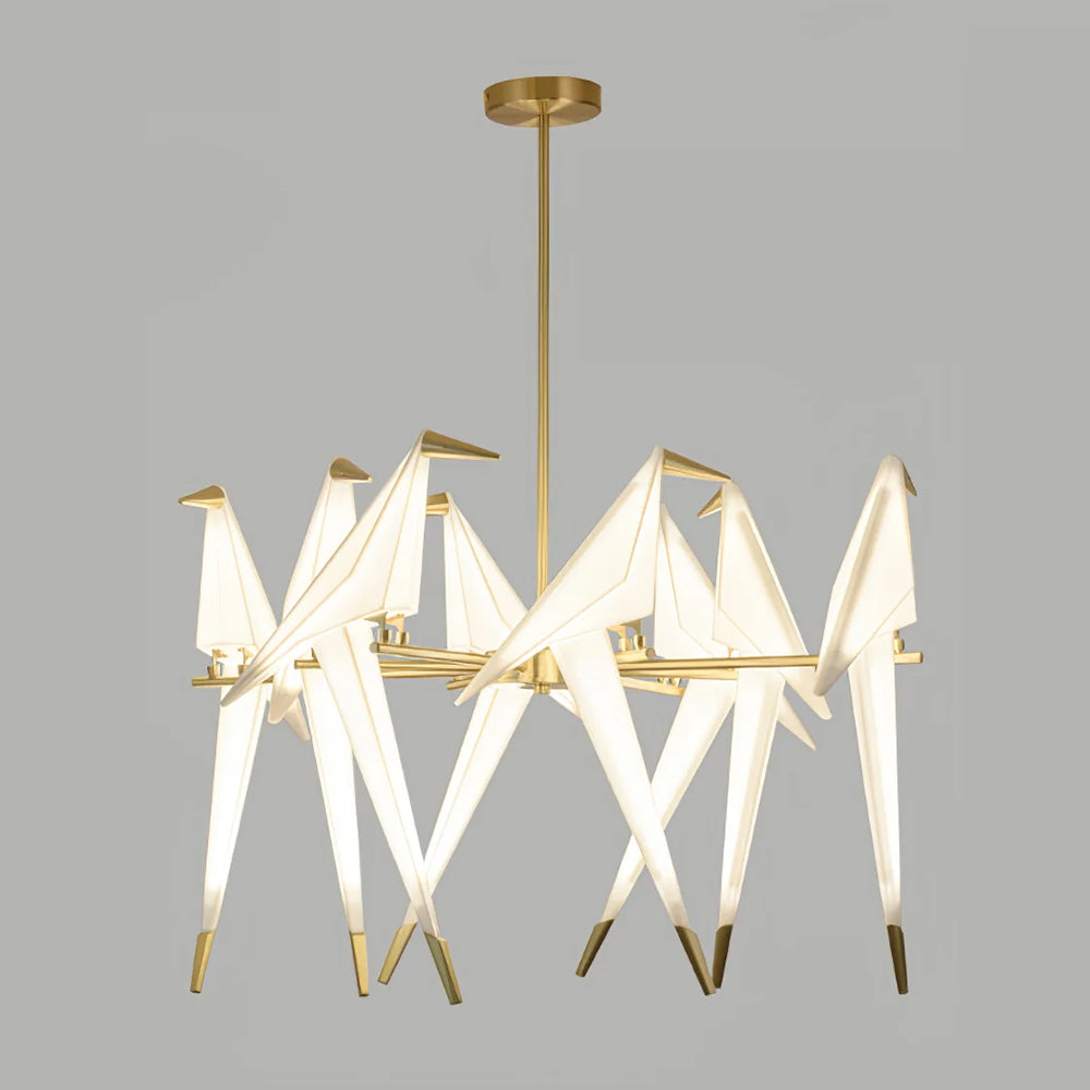 Perching Bird Chandelier - Lumpaz