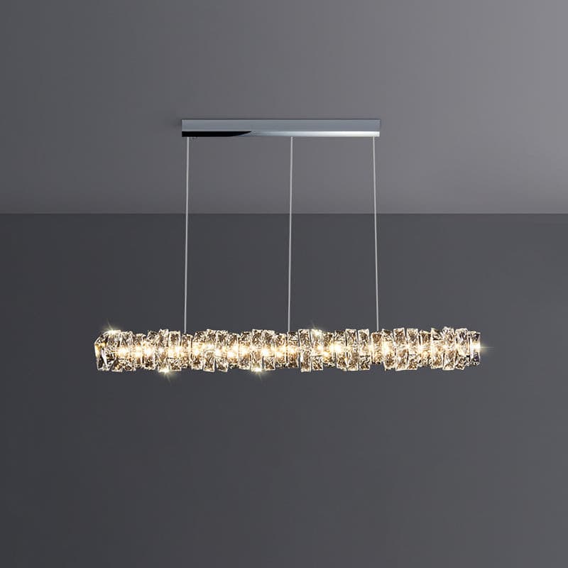 Long Crystal Pendant Lamp - Lumpaz