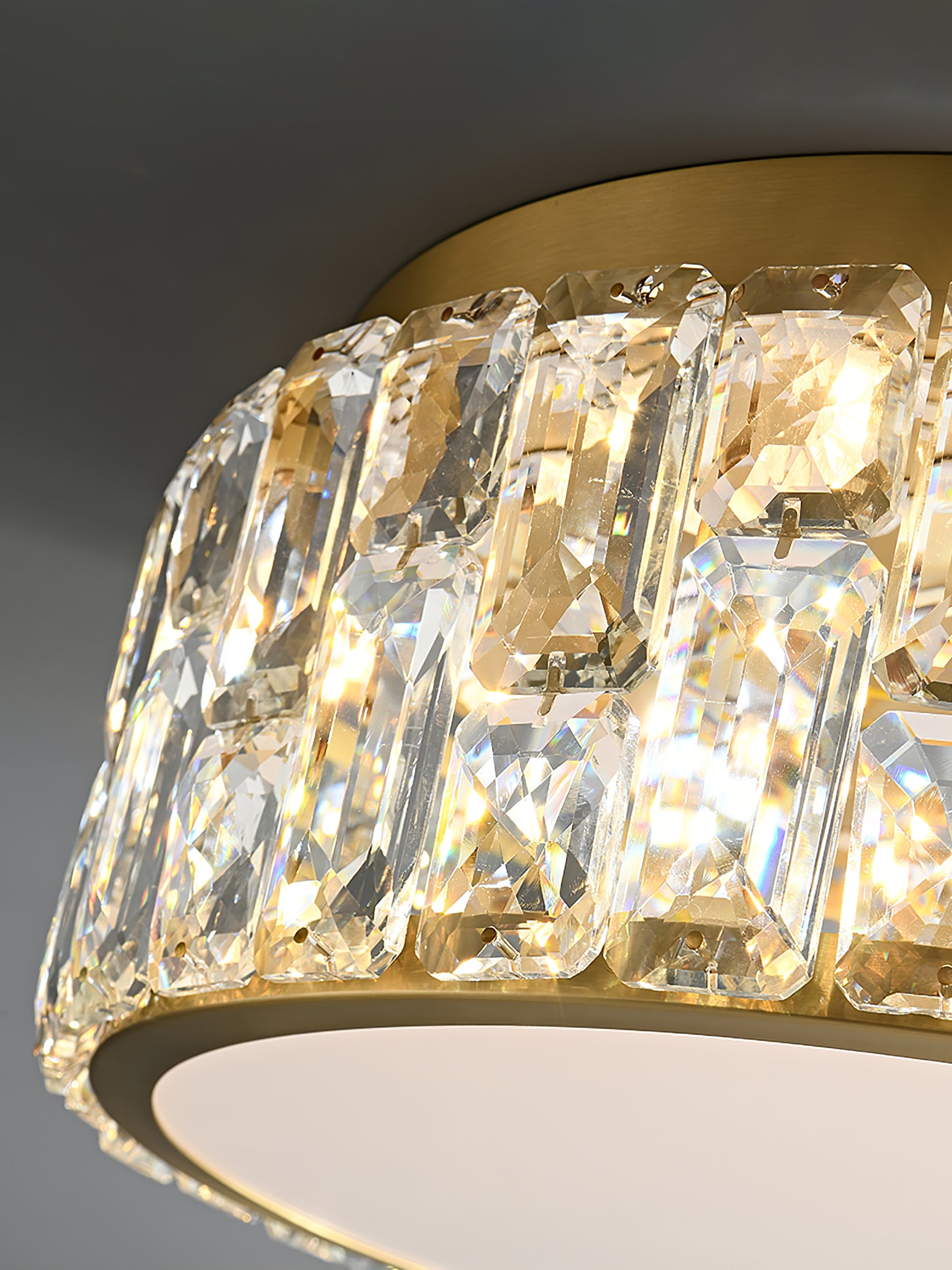 Quicksand Crystal Ceiling Lamp - Lumpaz