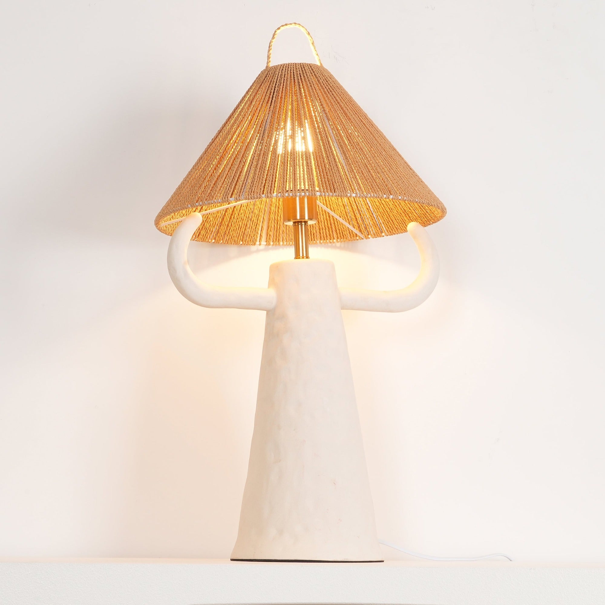 Horns Ceramic Table Lamp - Lumpaz