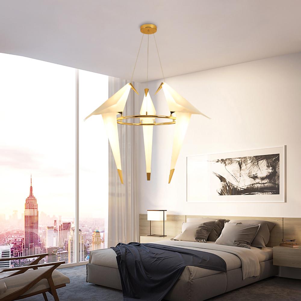Perching Bird Chandelier - Lumpaz