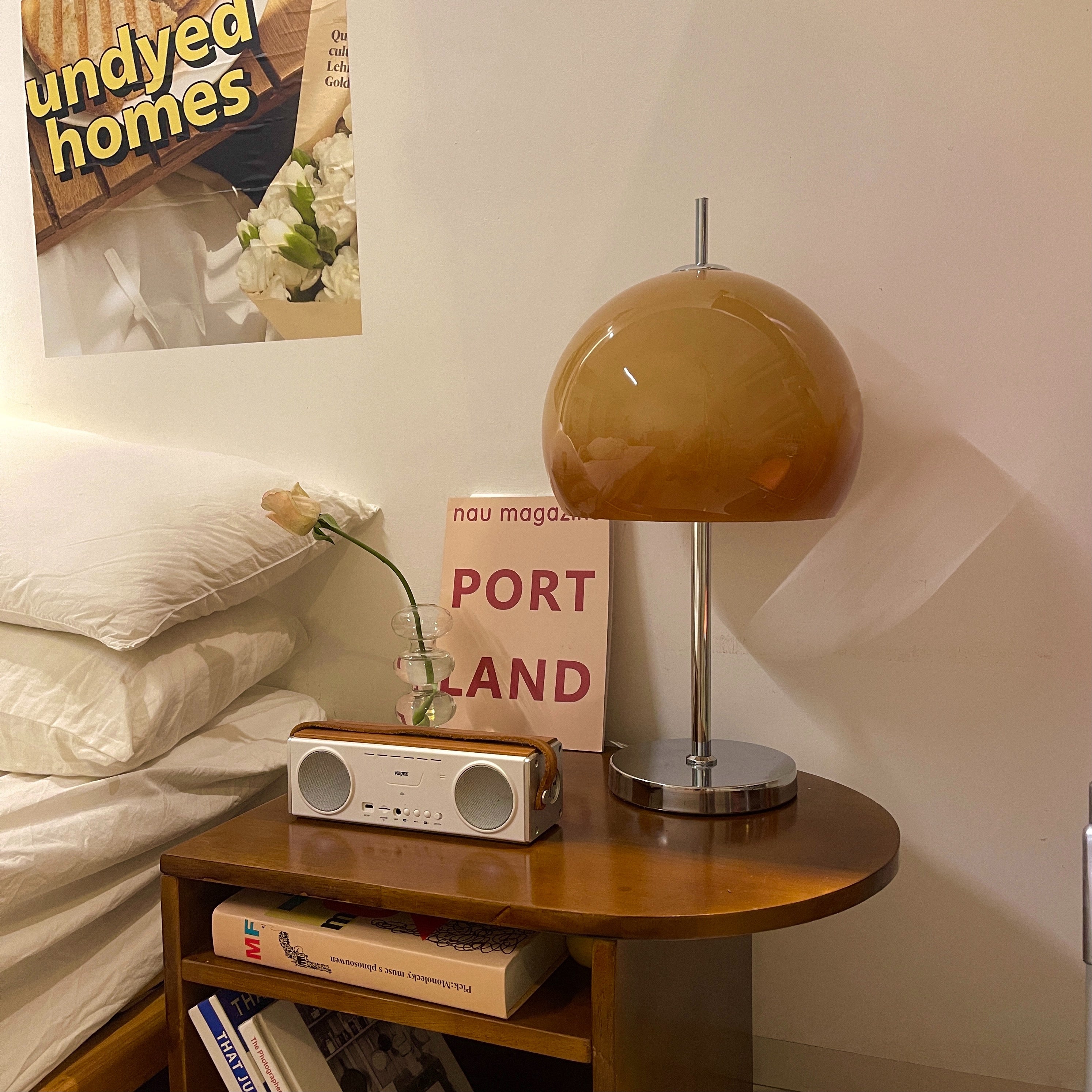 Mushroom Brown Table Lamp - Lumpaz