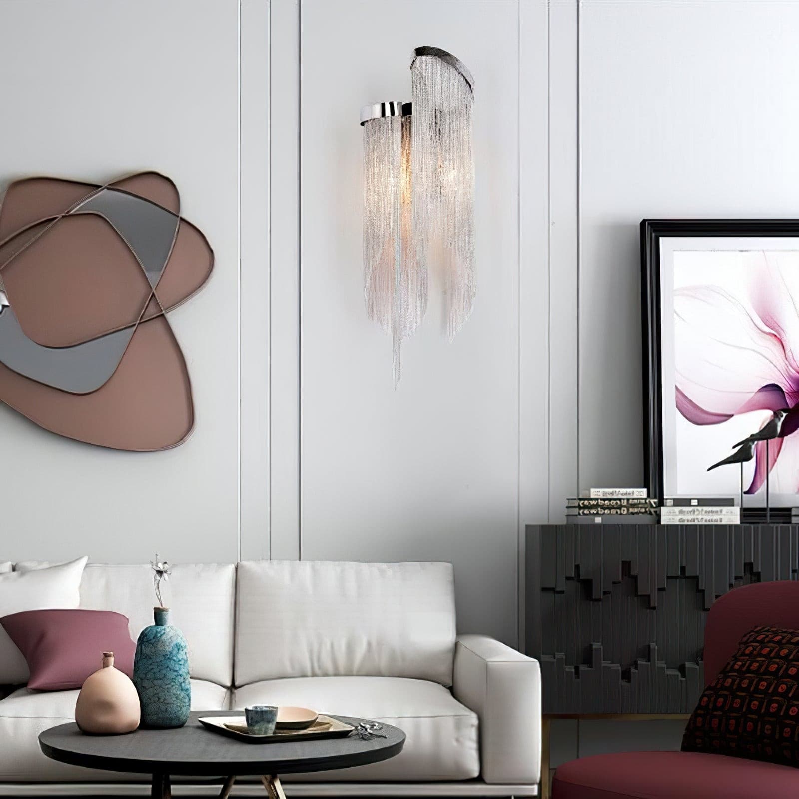 Chain Tassel Wall Lamp - Lumpaz