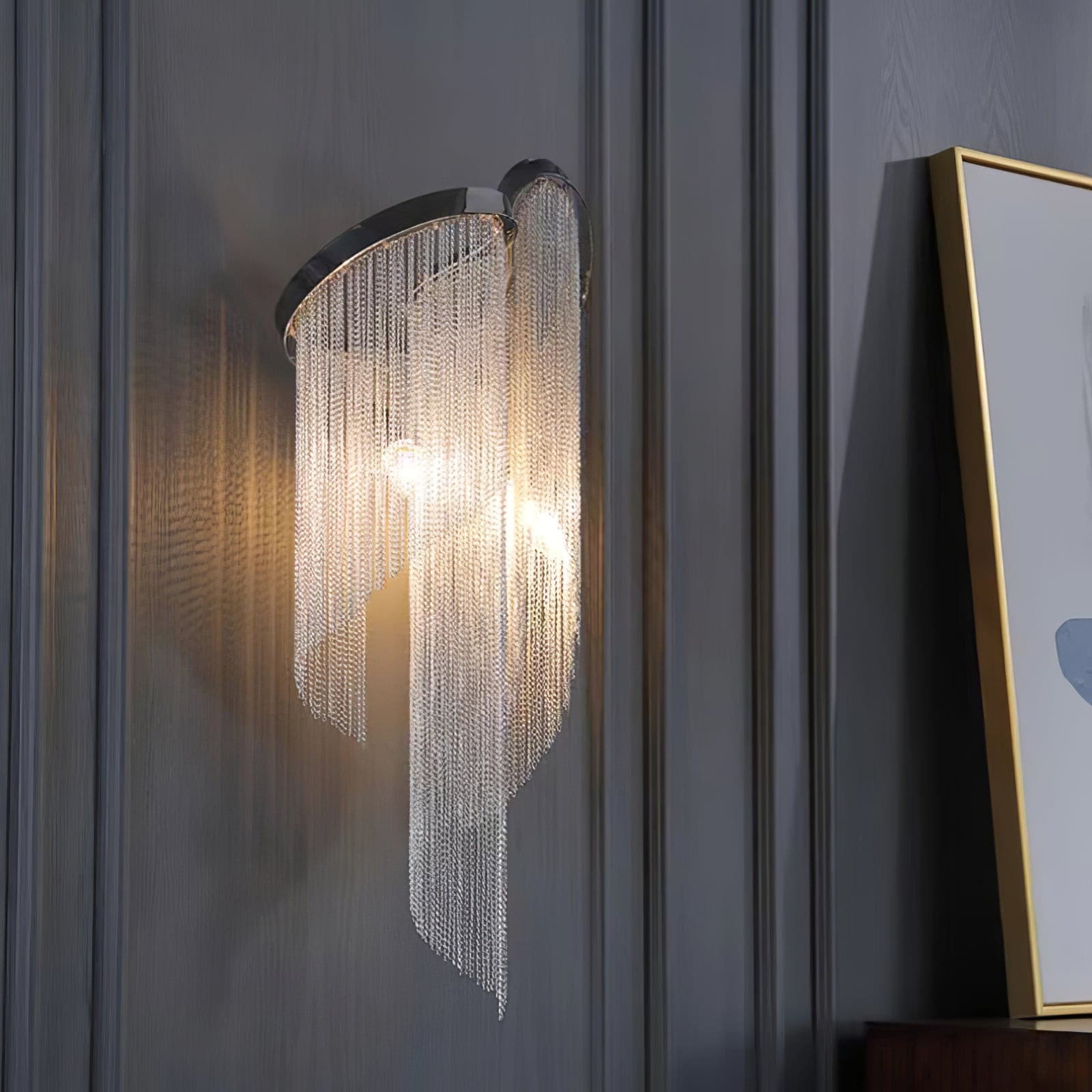 Chain Tassel Wall Lamp - Lumpaz