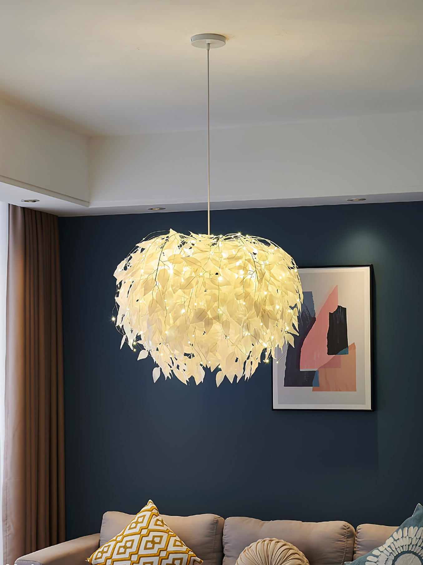 Plastic Leaves Pendant Lamp - Lumpaz