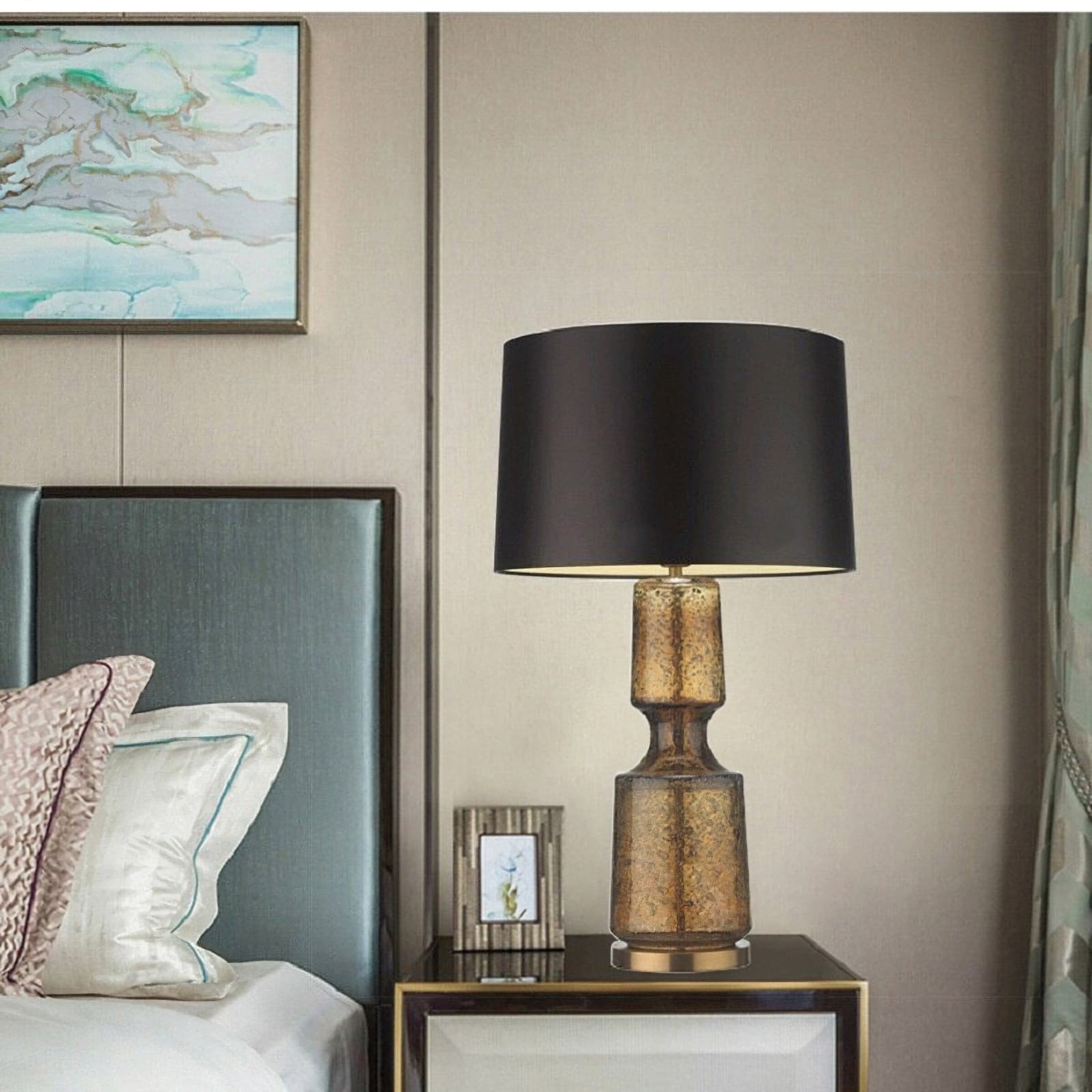 Antero Teal Table Lamp - Lumpaz