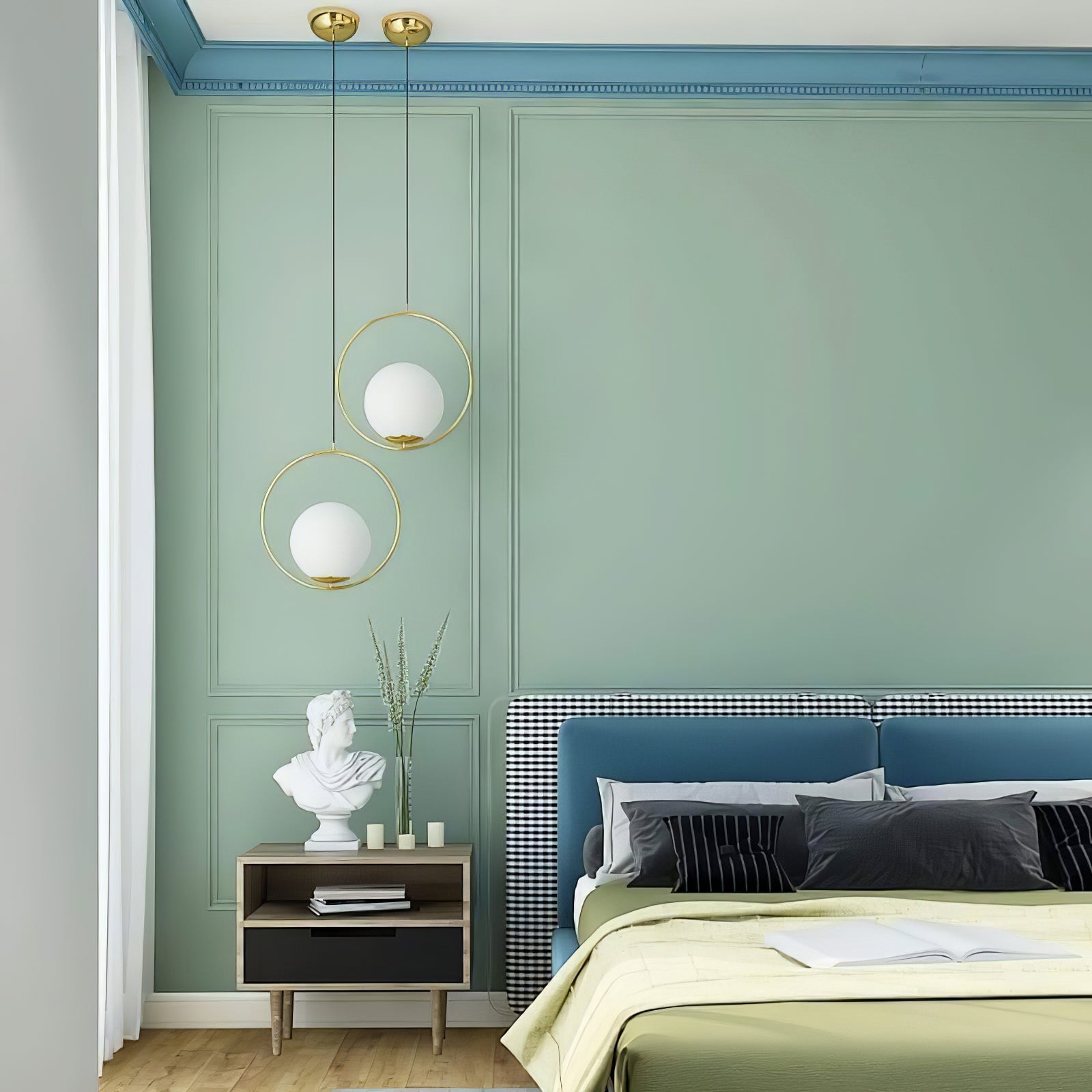 Mila Brass Pendant Lamp - Lumpaz