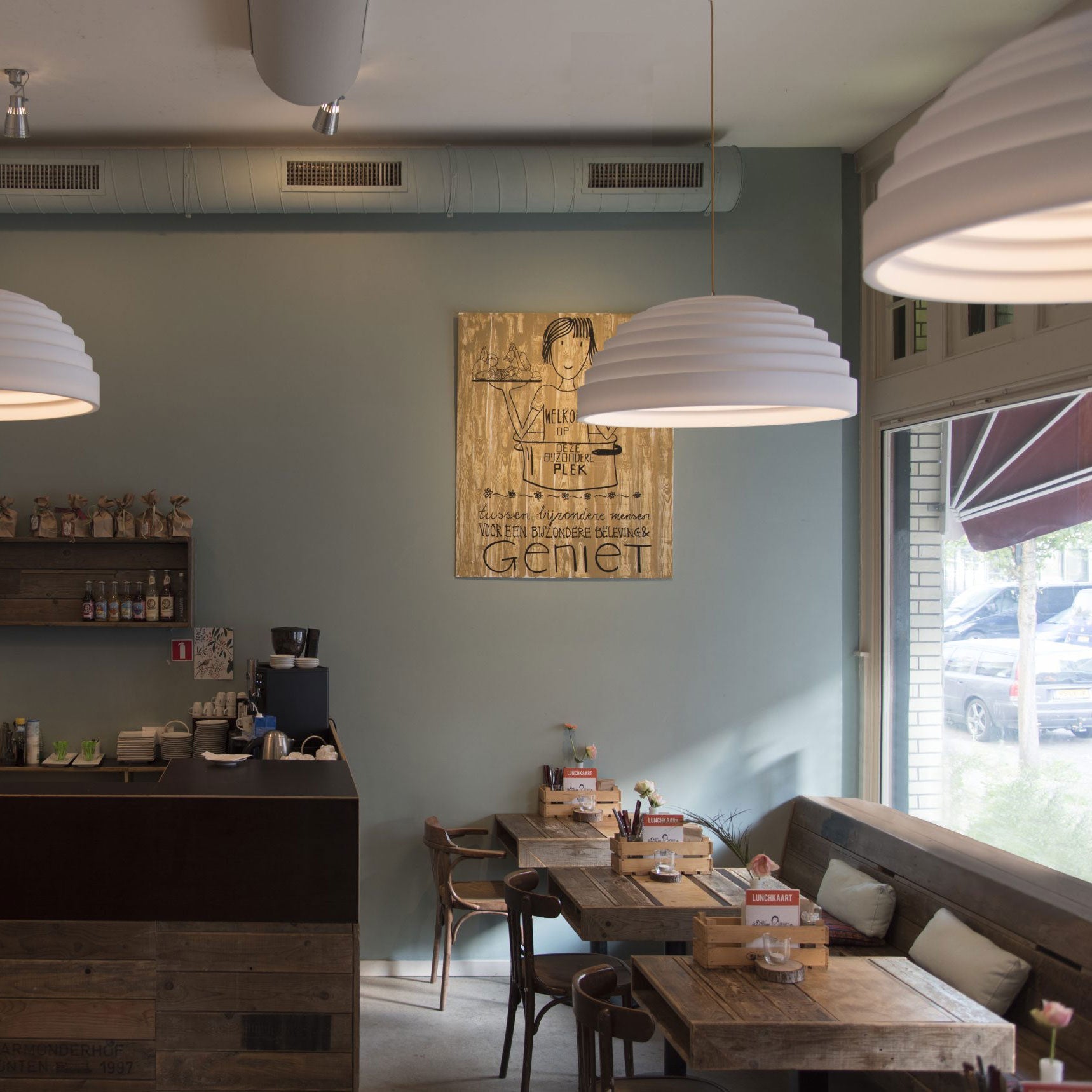 Rice Field Acoustic Pendant Lamp - Lumpaz