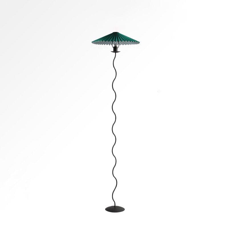 Wiggly Pleated Floor Lamp - Lumpaz