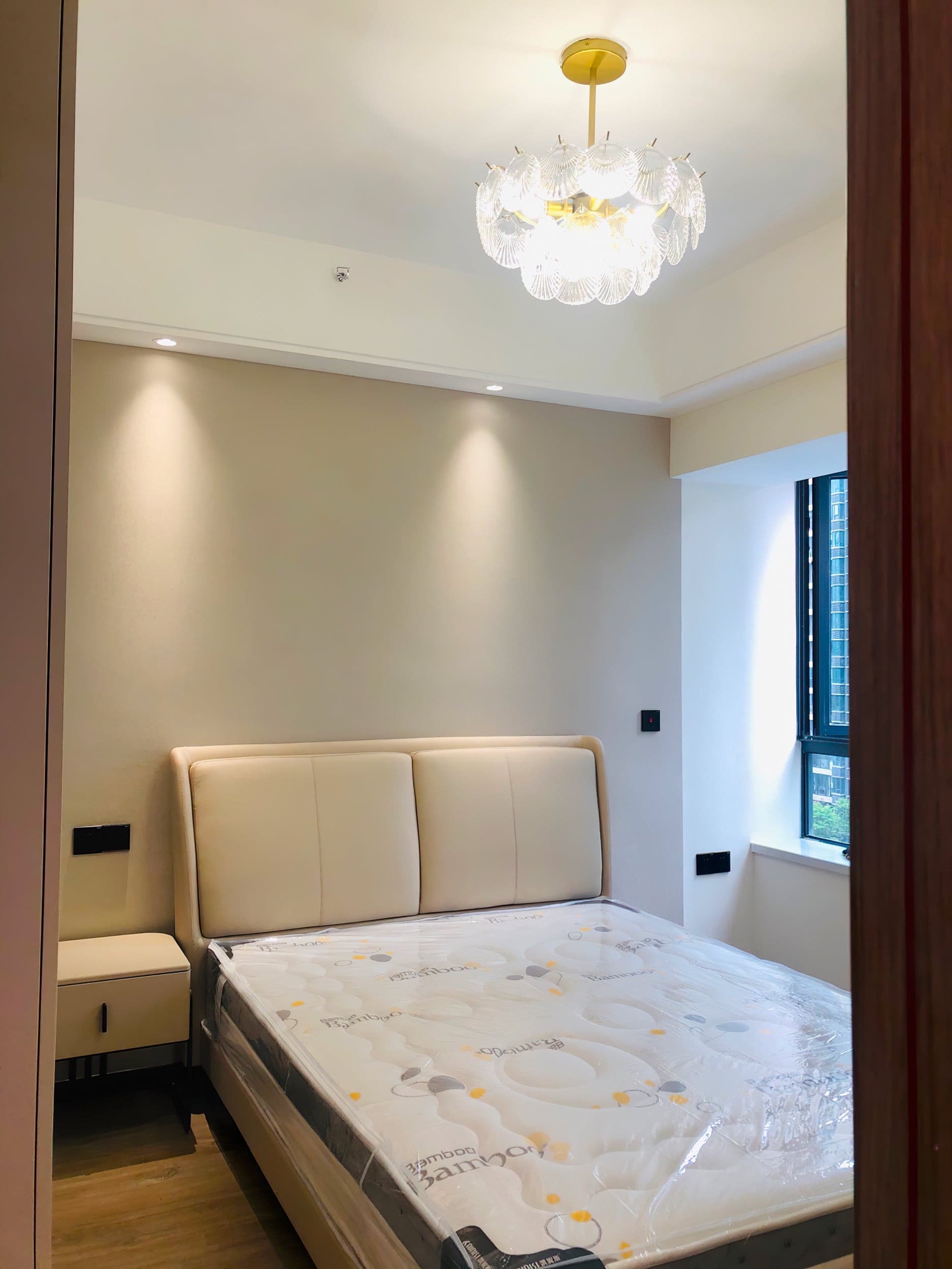 Shell Glass Chandelier - Lumpaz