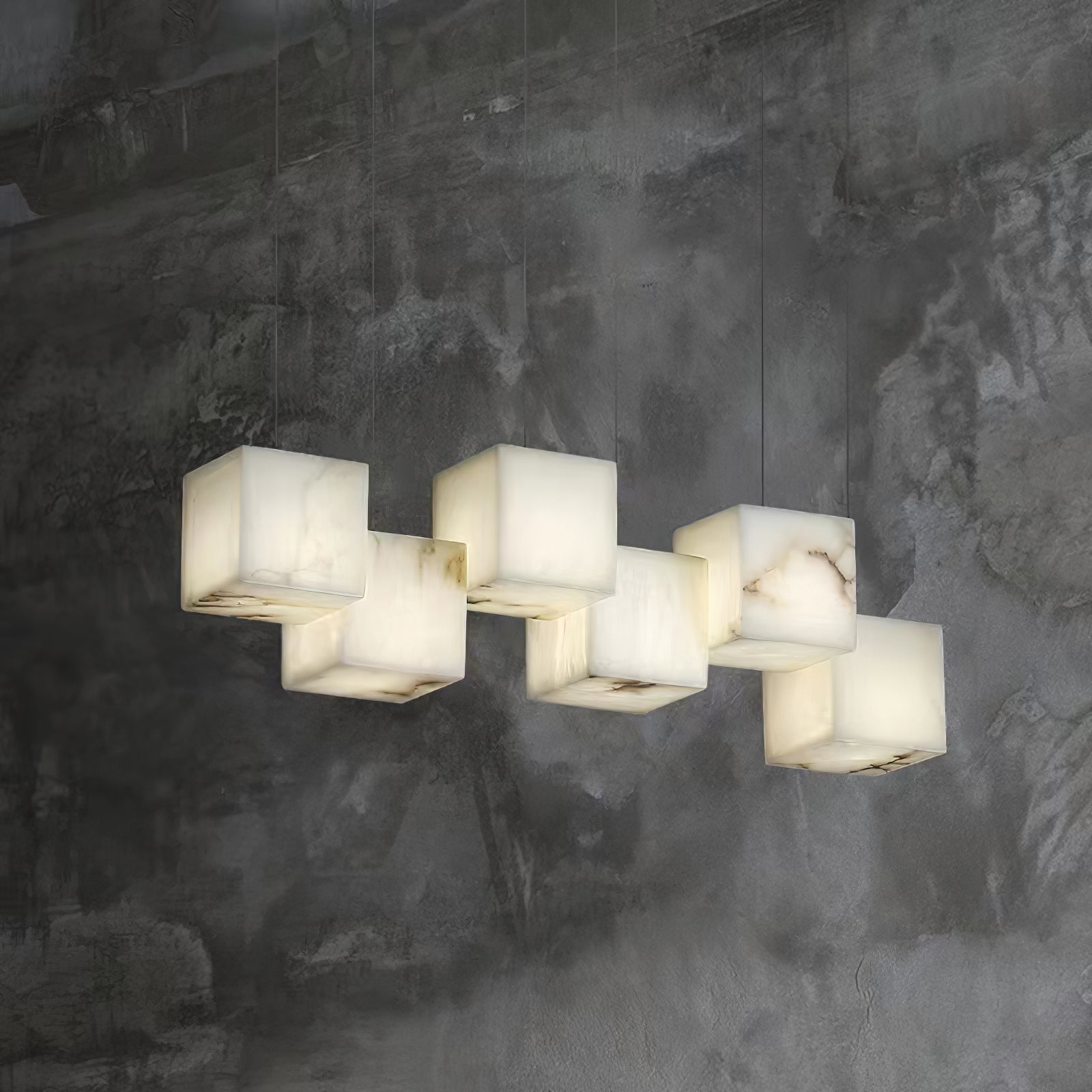Marble Box Chandelier - Lumpaz