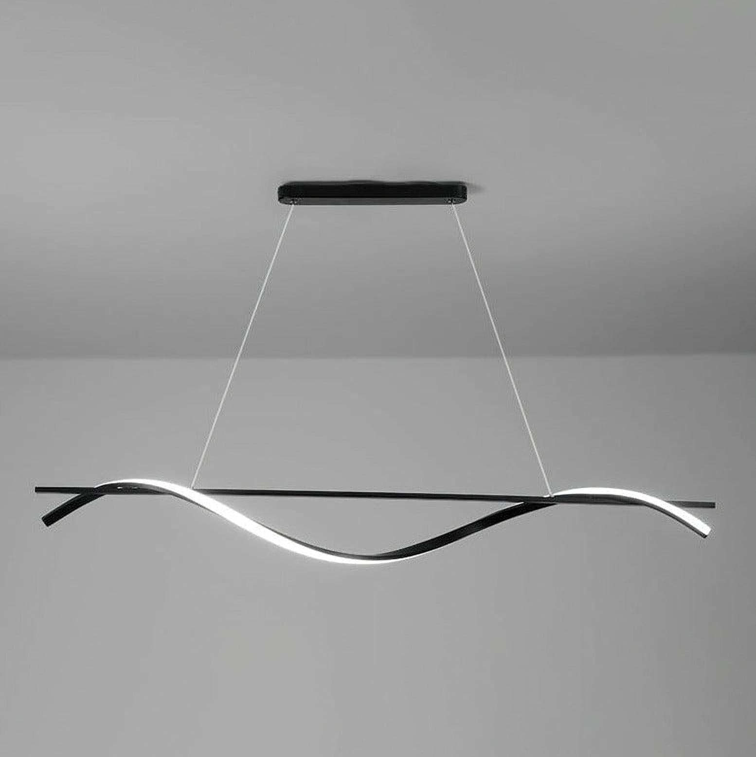 Black Wave Chandelier - Lumpaz
